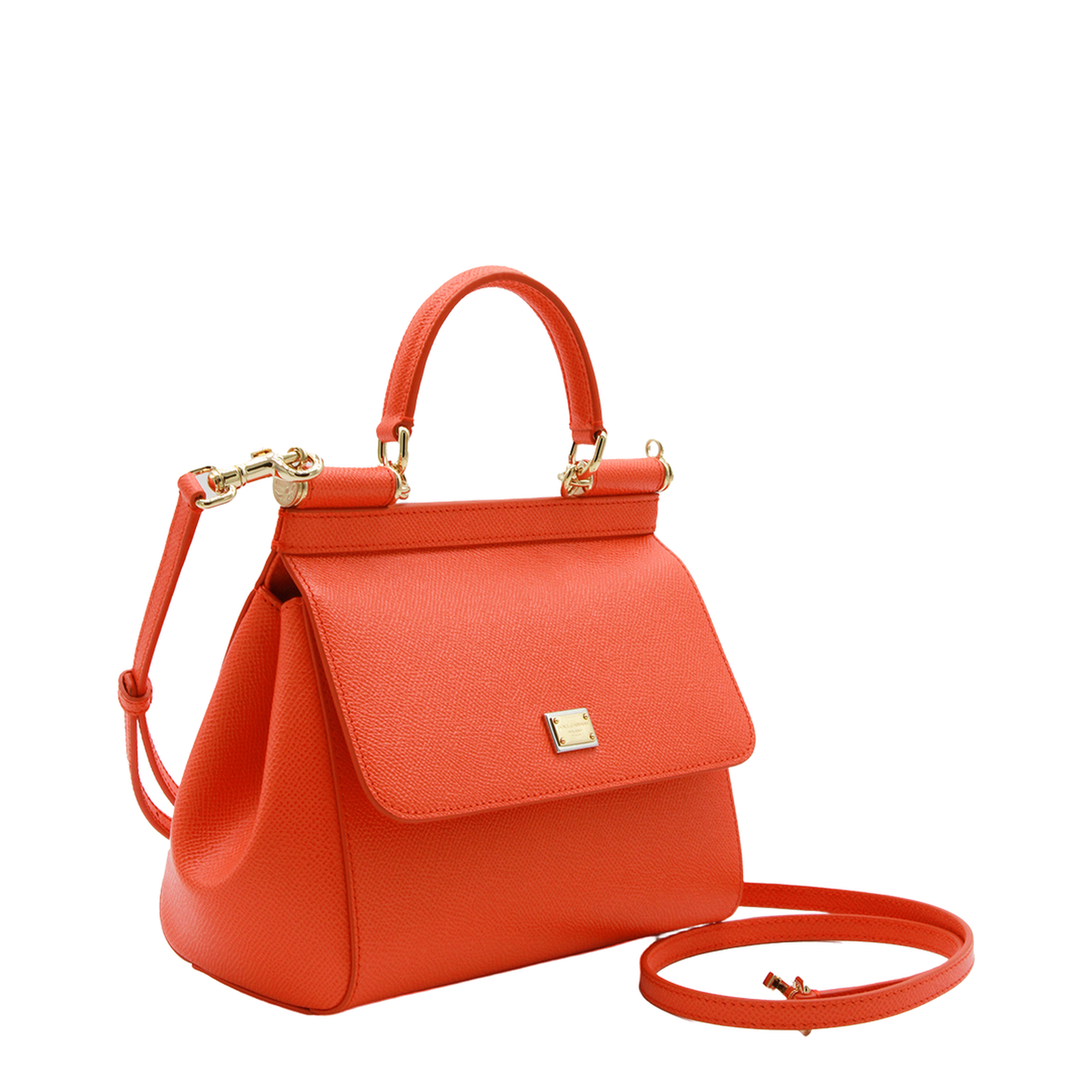 Sicily Medium Calfskin Top-Handle Bag - Rosa Carne - Image 3