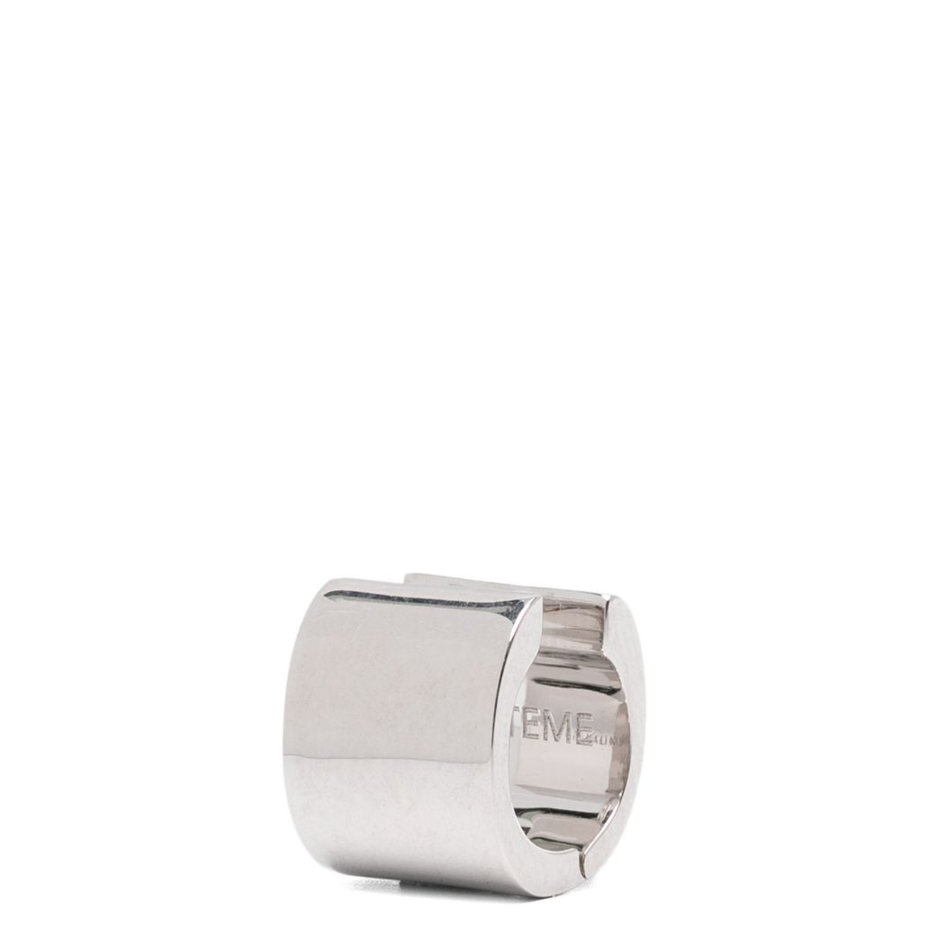 Petite Signature Hoop Earrings in Blue - Image 1