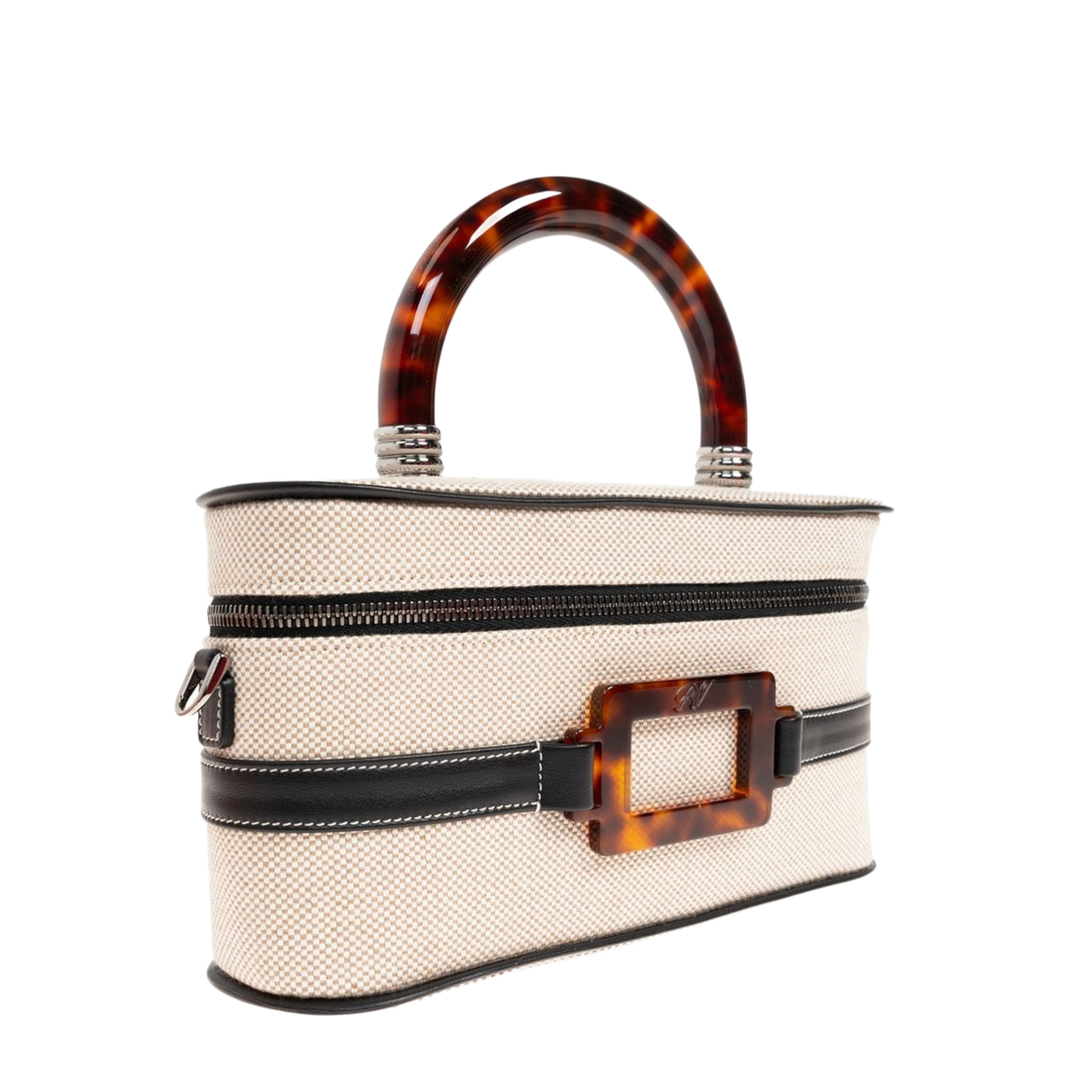 Vanity Belle Vivier Mini Bag Canvas - Image 7