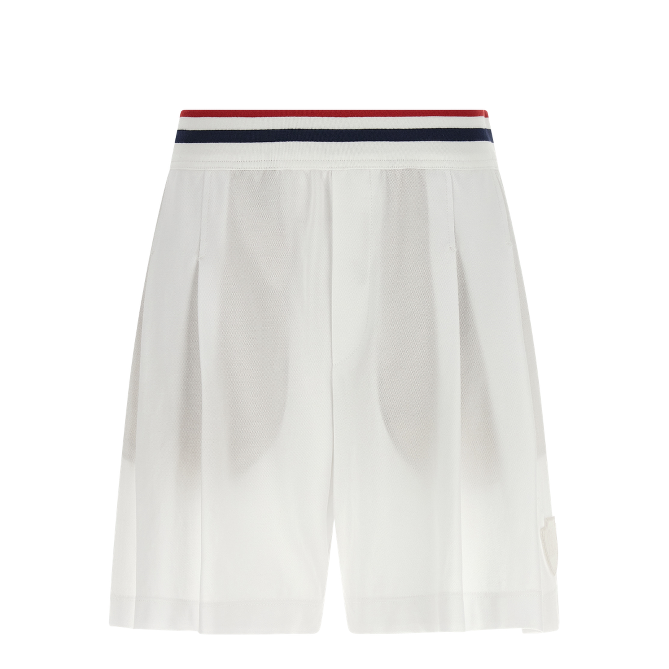 Elasticated-Waist Shorts White - Image 1