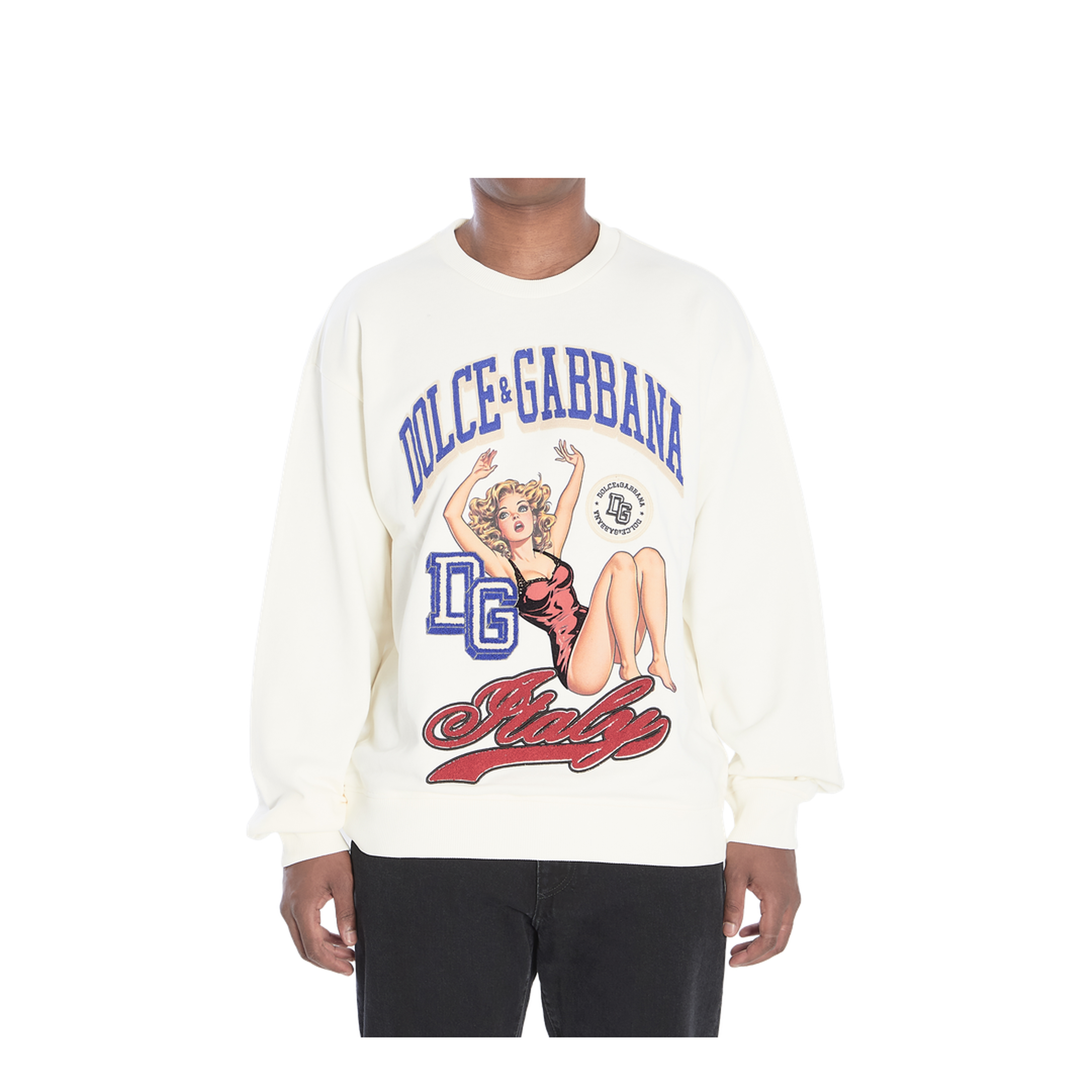 Sweatshirt with Pin-up print - Image 1
