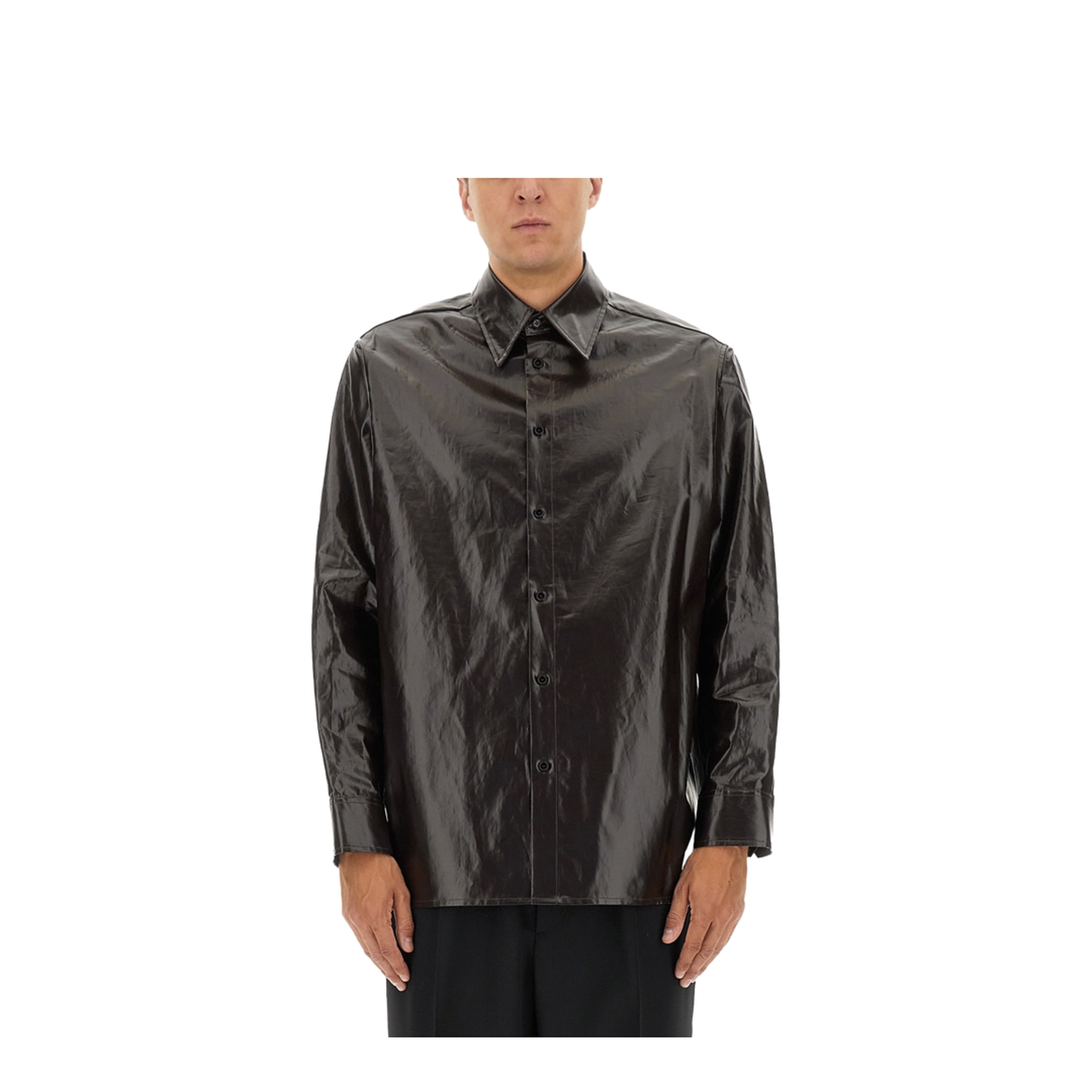 Shiny Linen Shirt - Image 1
