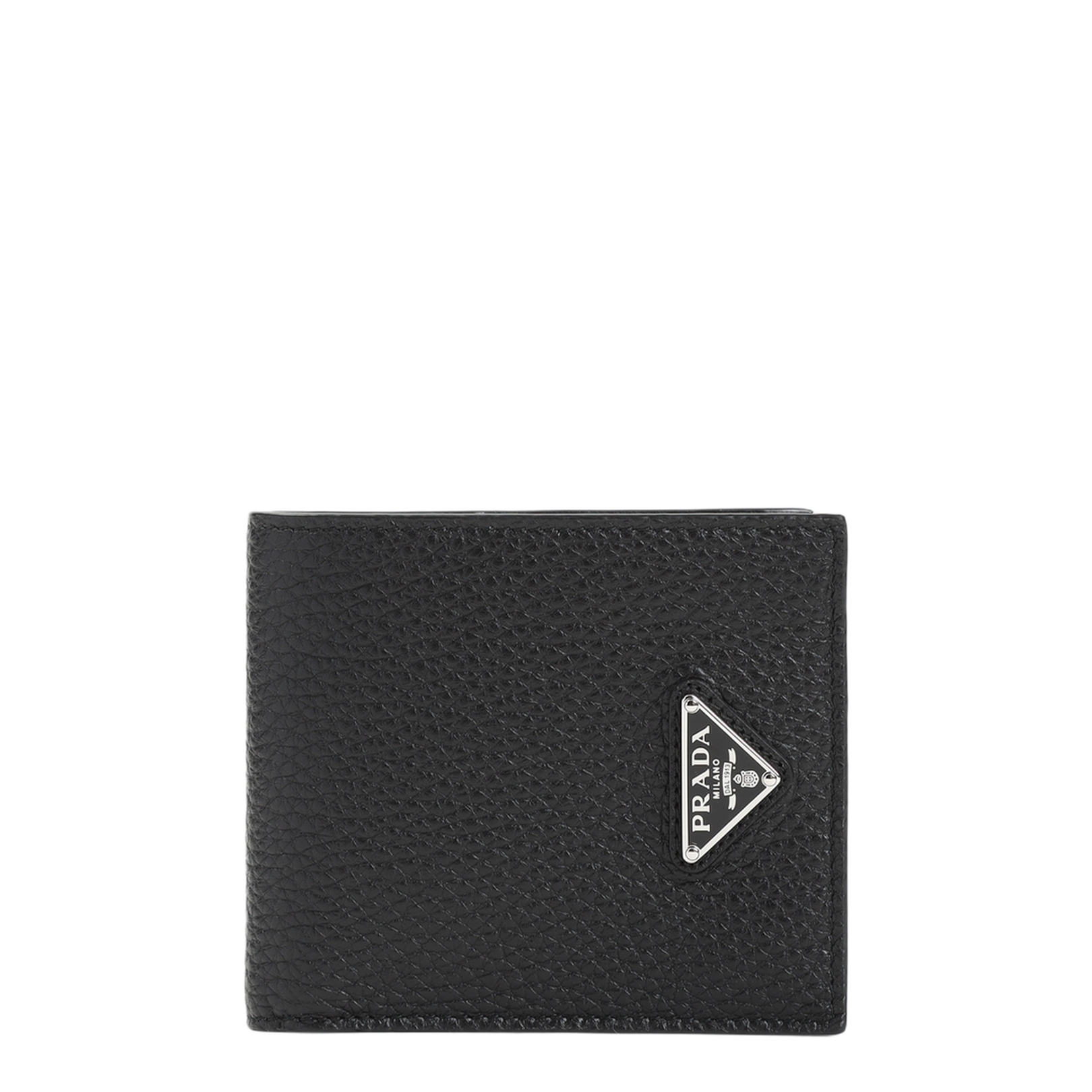 Grained Leather Billfold Wallet - Image 1