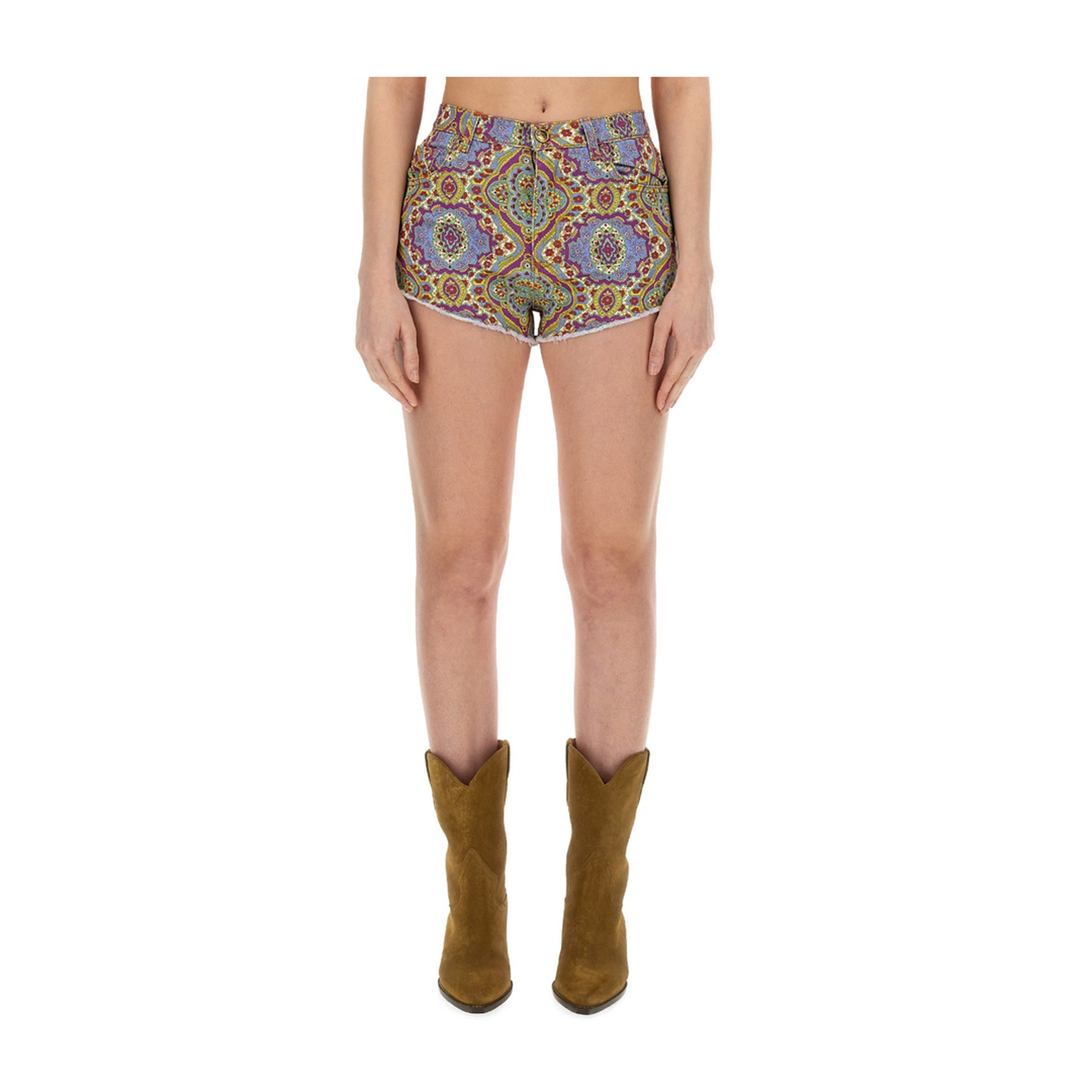 Paisley Print Shorts - Image 1