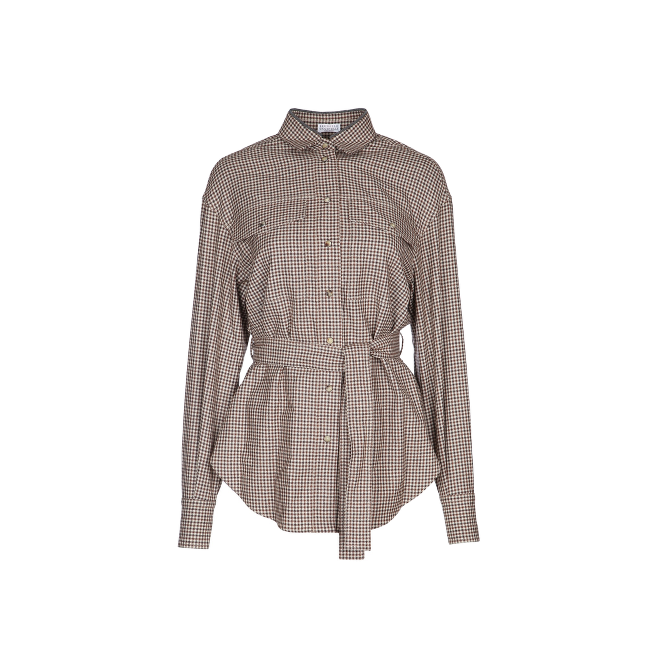 Wool Checked Shirt - Image 1