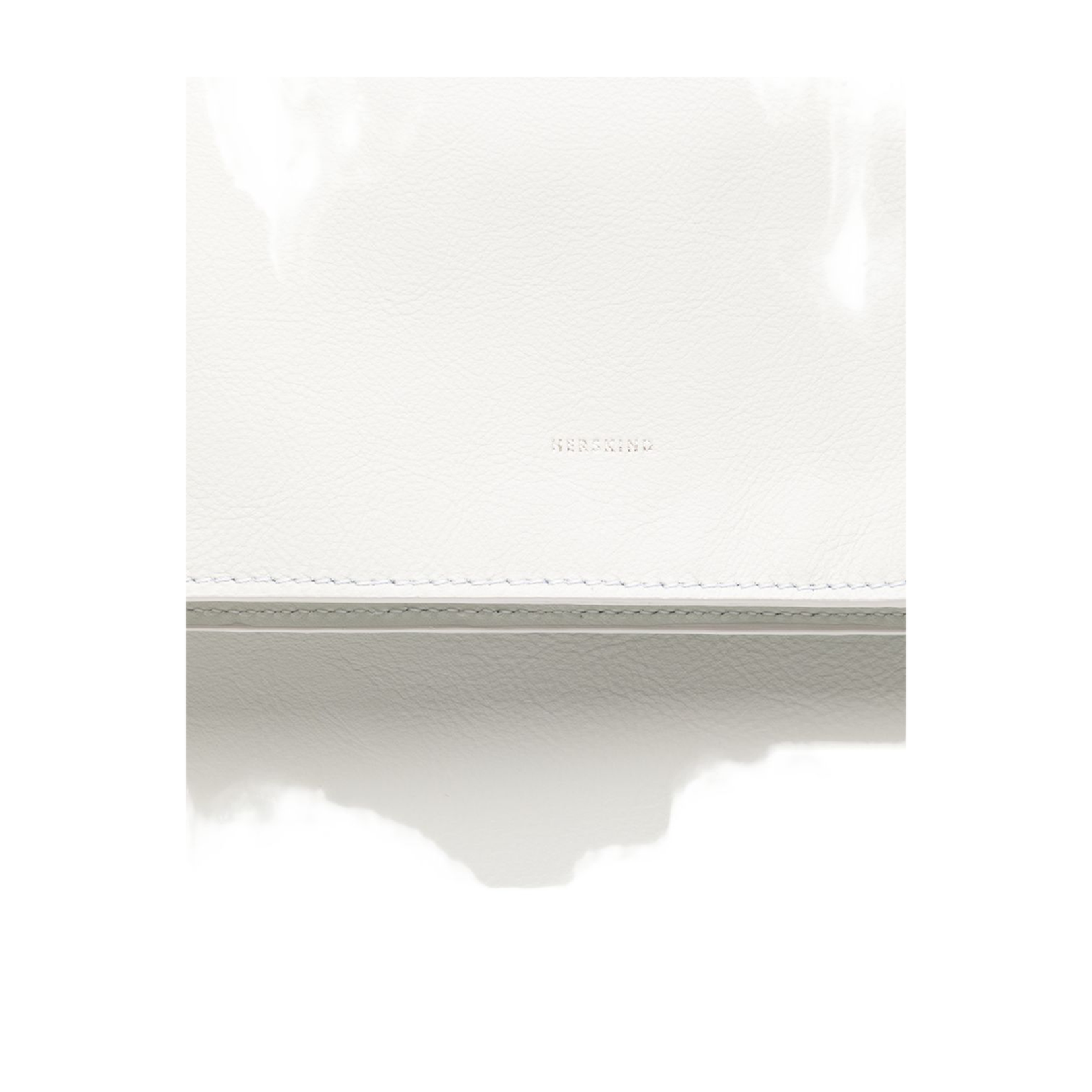Sofia Medium Leather Tote Bag - White - Image 4