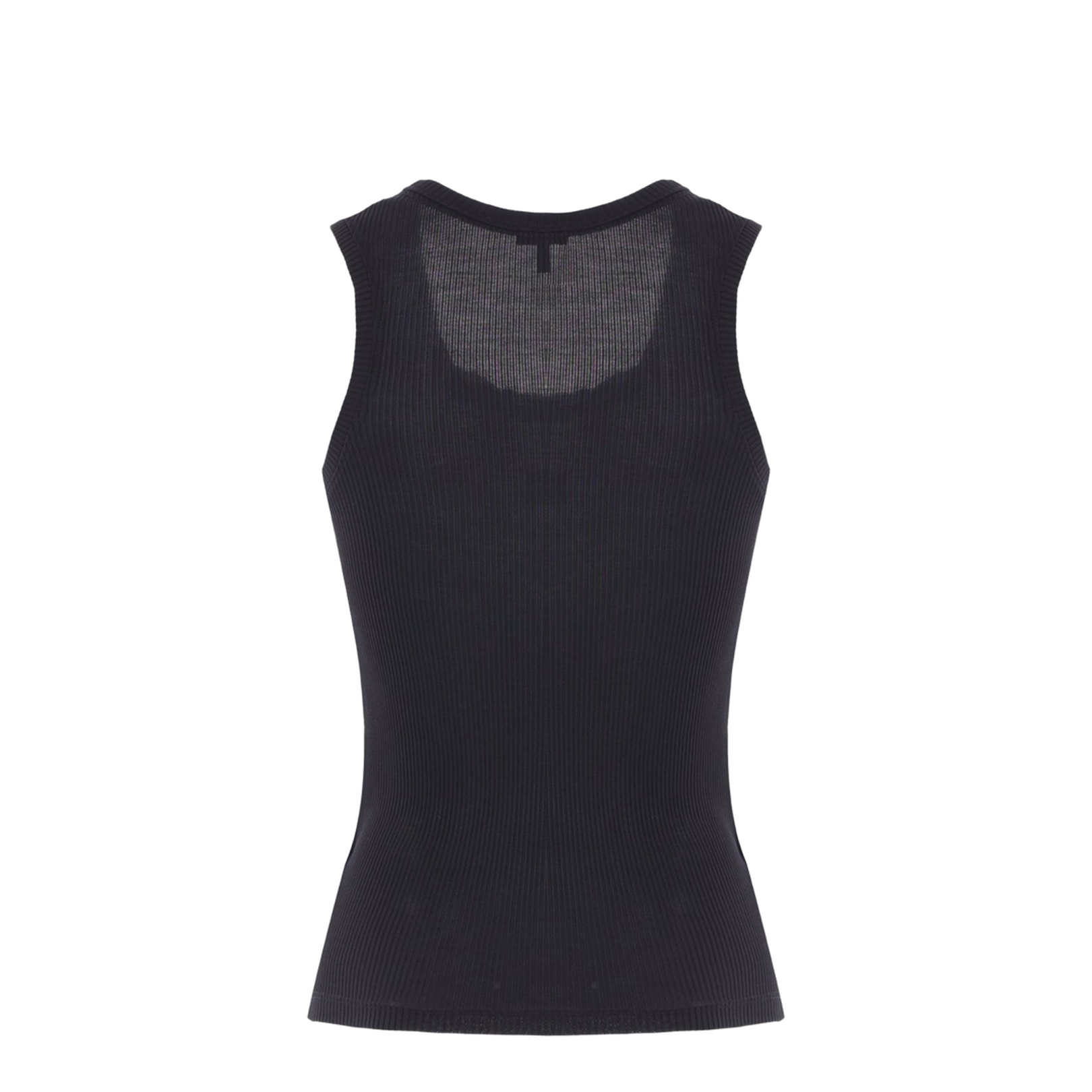 Anagram Tank Top in Silk Black - Image 4