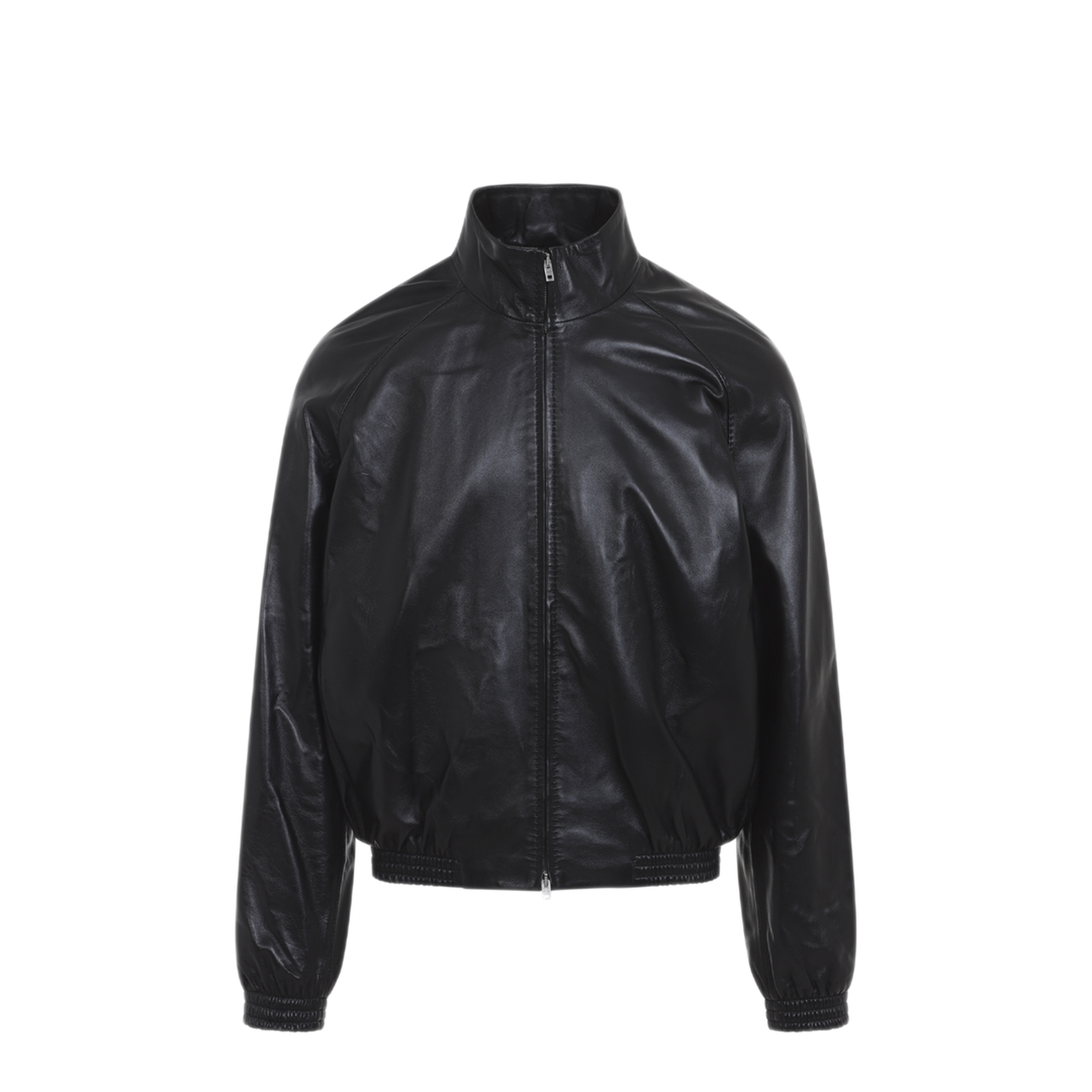 Leather Bomber Jacket - Image 2