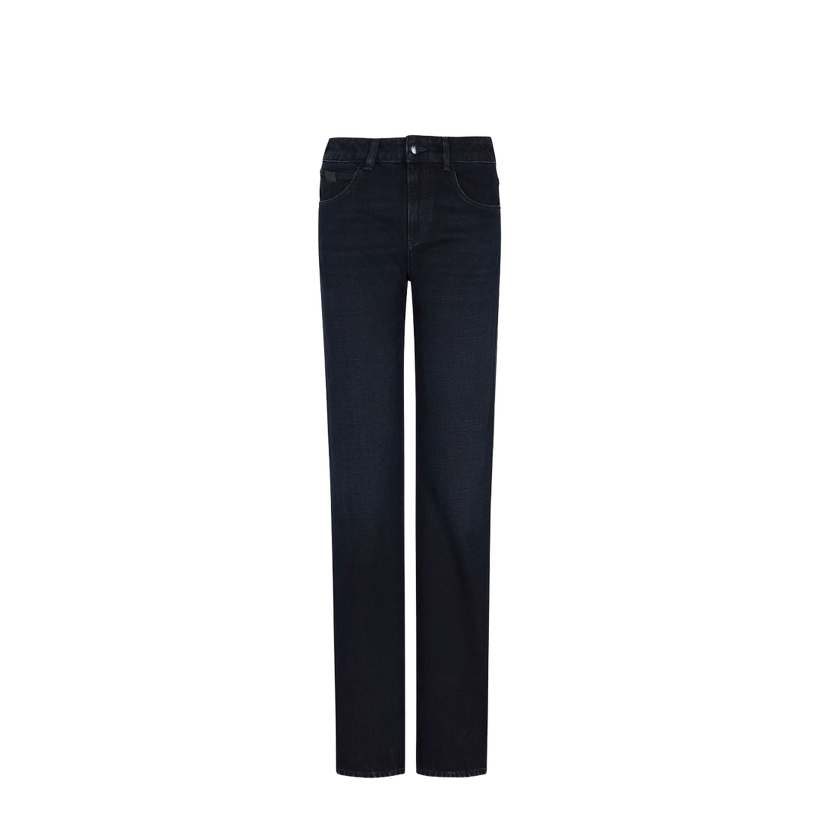 Worn-Look Slim-Fit Denim Jeans - Image 1