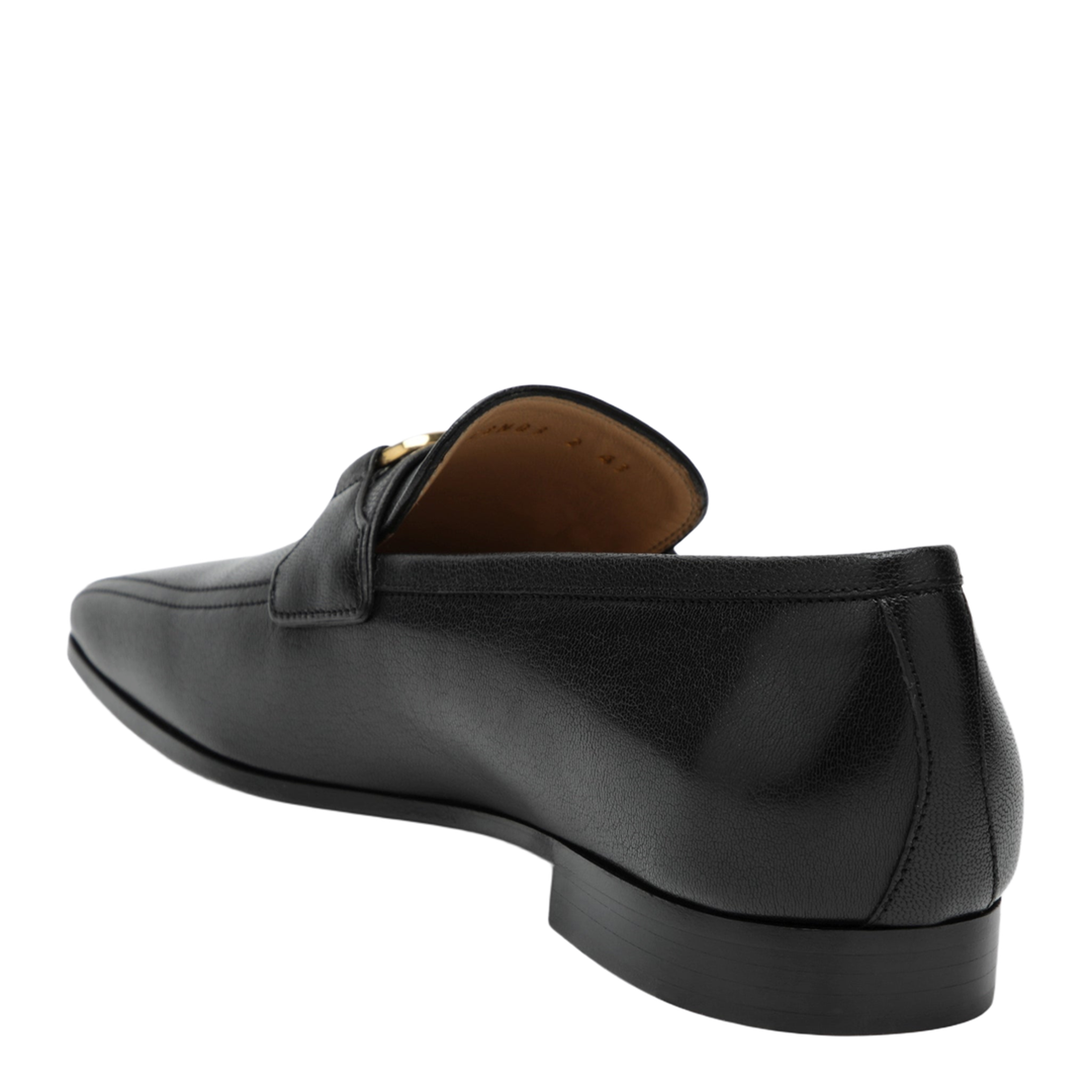 Black Goatskin Slip-On Loafers - Image 2