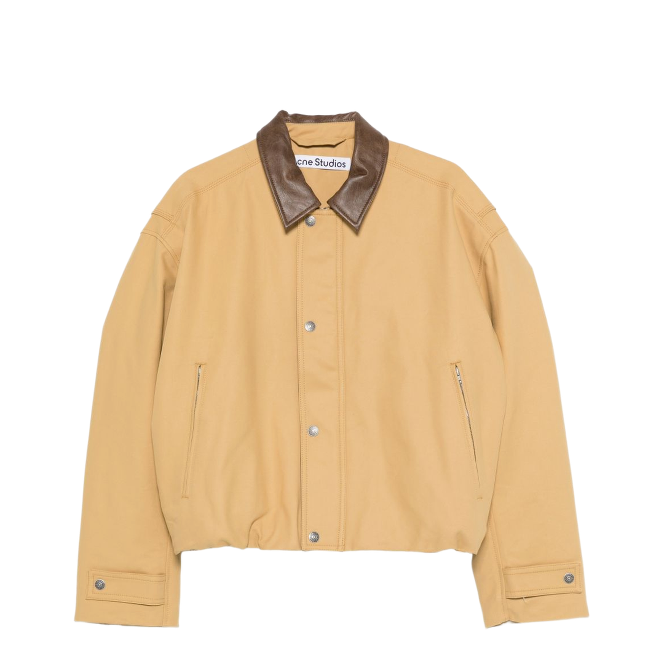 Jacket with Contrasting Collar - Image 1