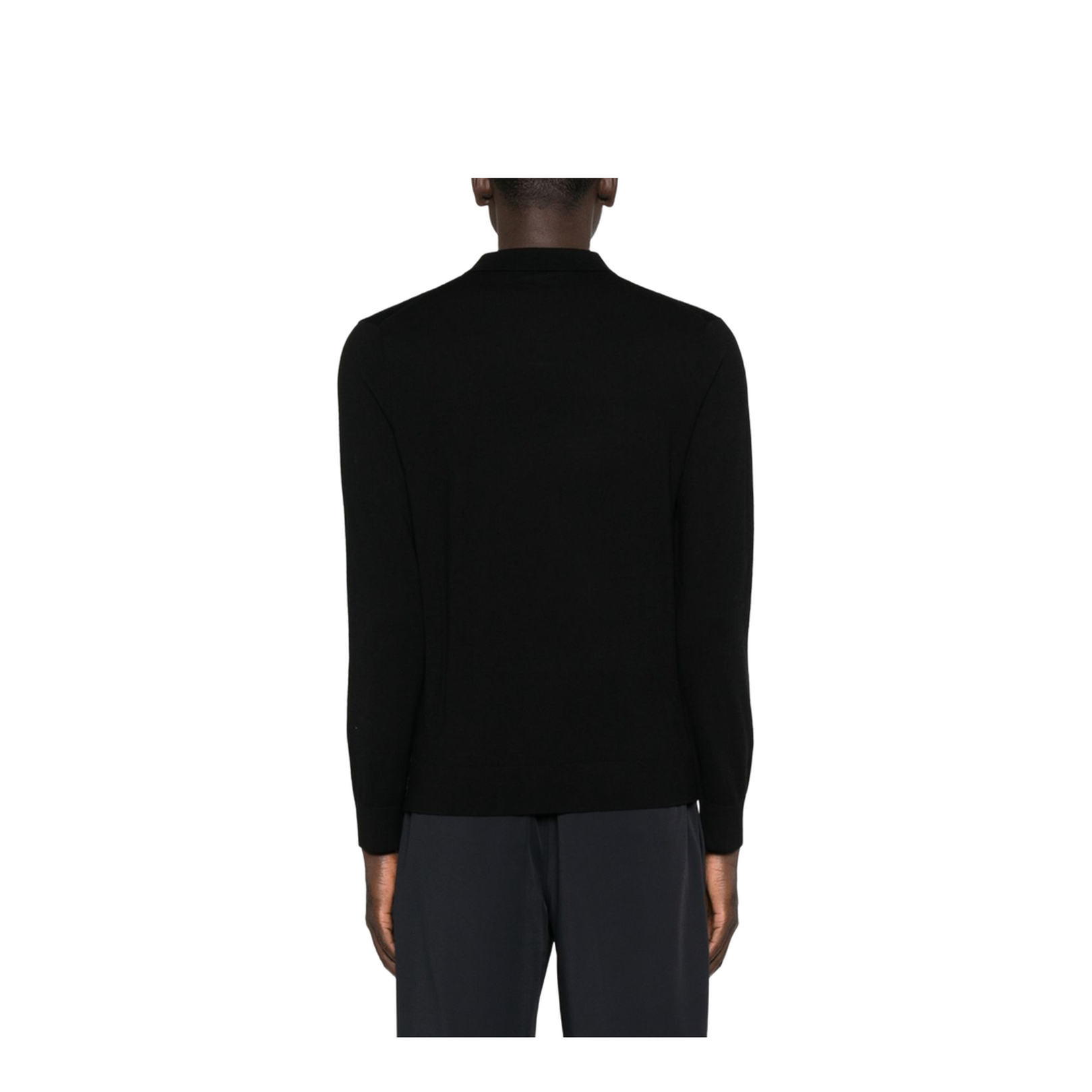 Polo Neck Sweater Black - Image 3