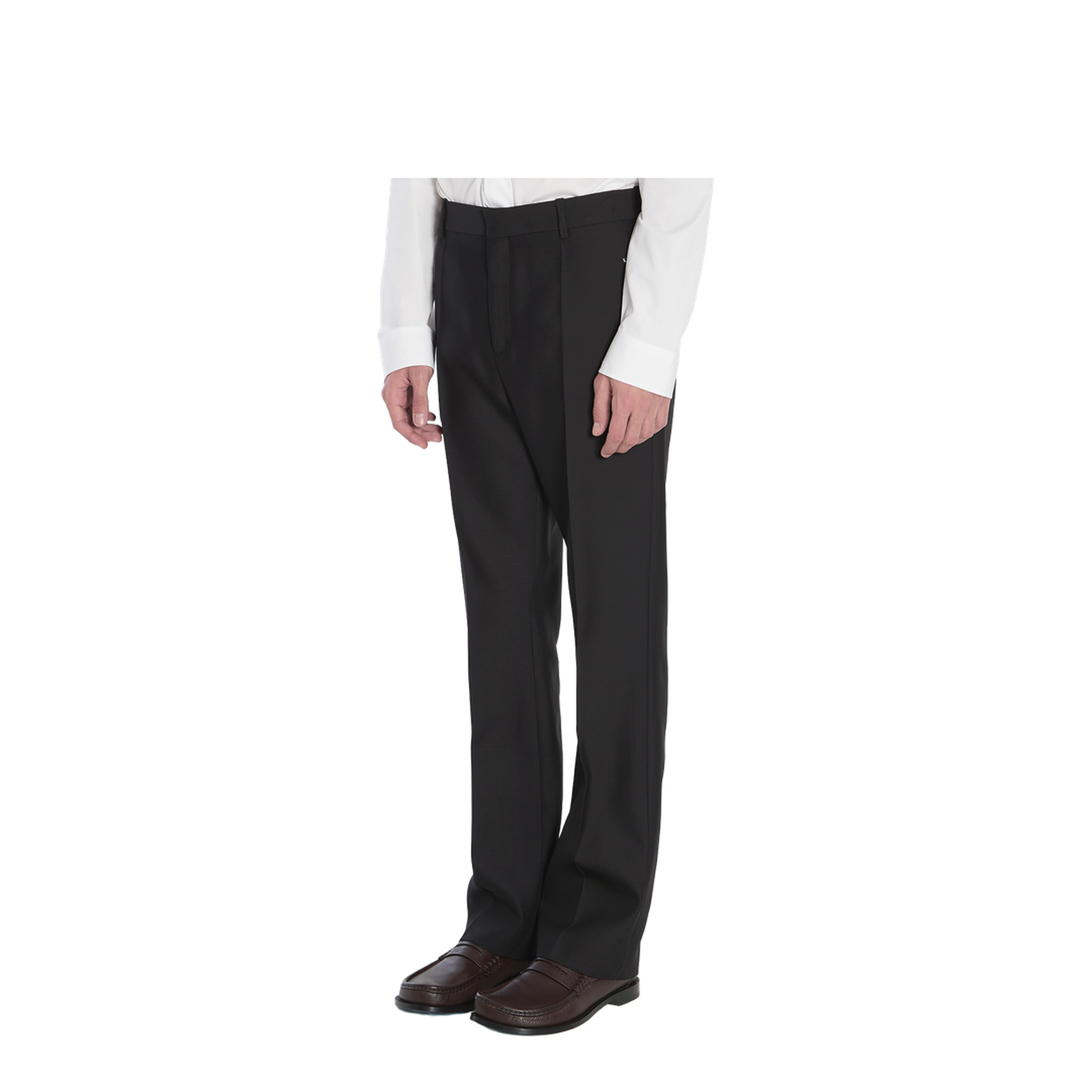 Tailored Wool and Silk Trousers - Image 2