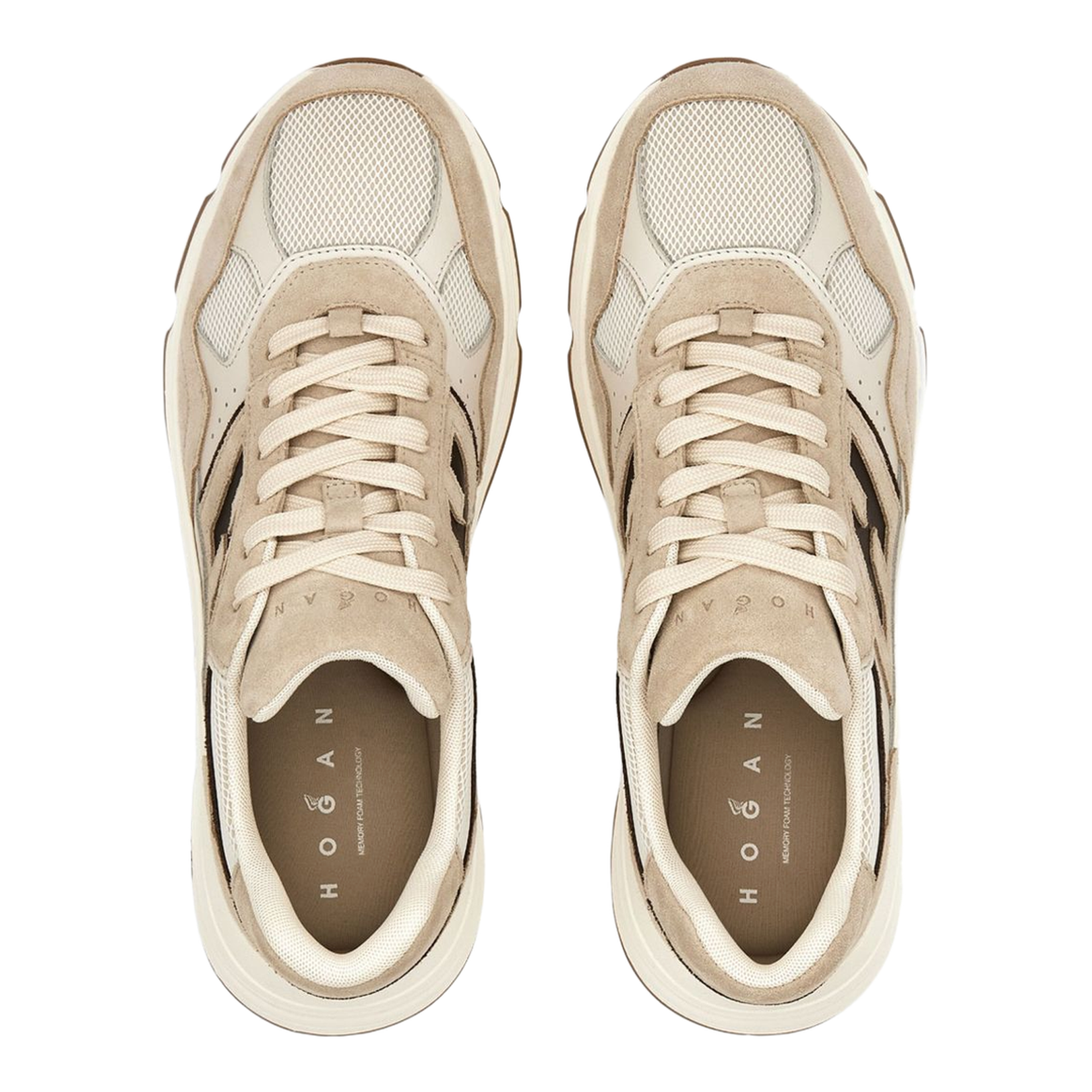 Beige And Brown Sneakers - Image 5