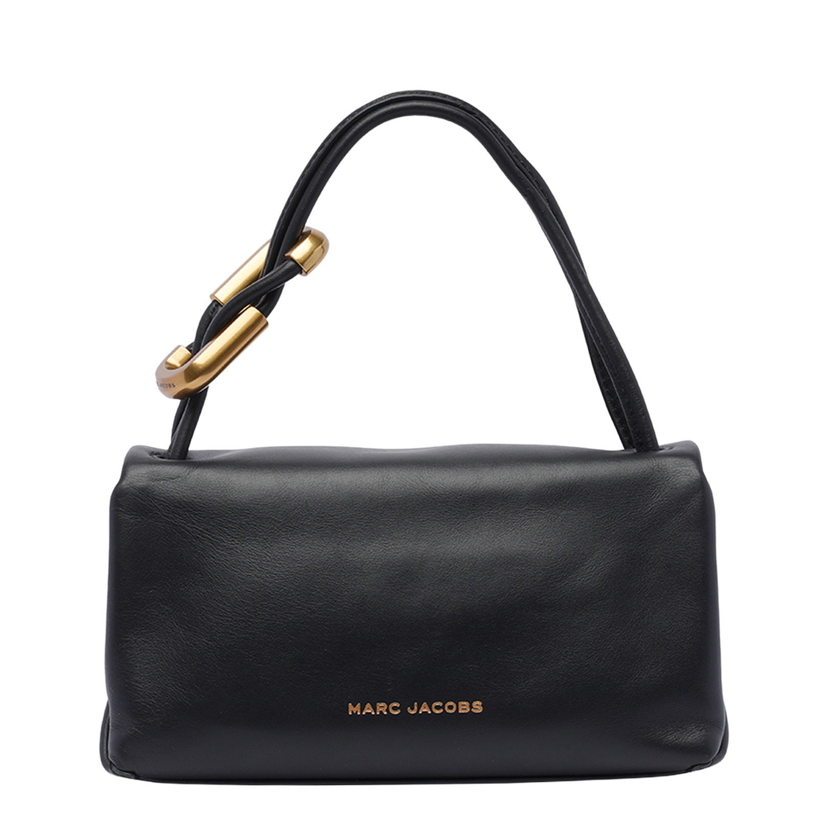 Mini Dual Bag Leather Top-Handle Bag - Black - Image 3