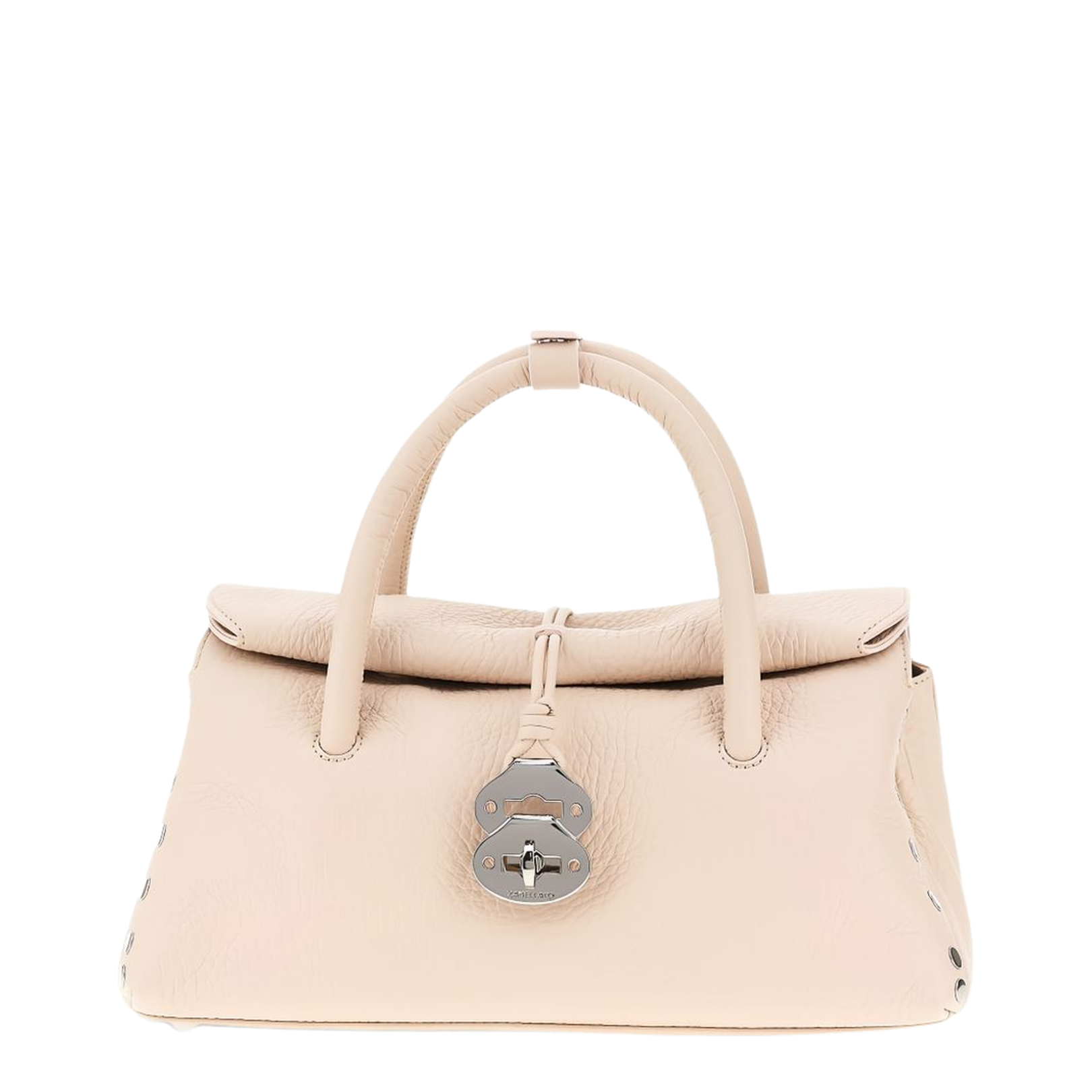 Dotta Centauro Small Calf Leather Handbag - Pink - Image 1