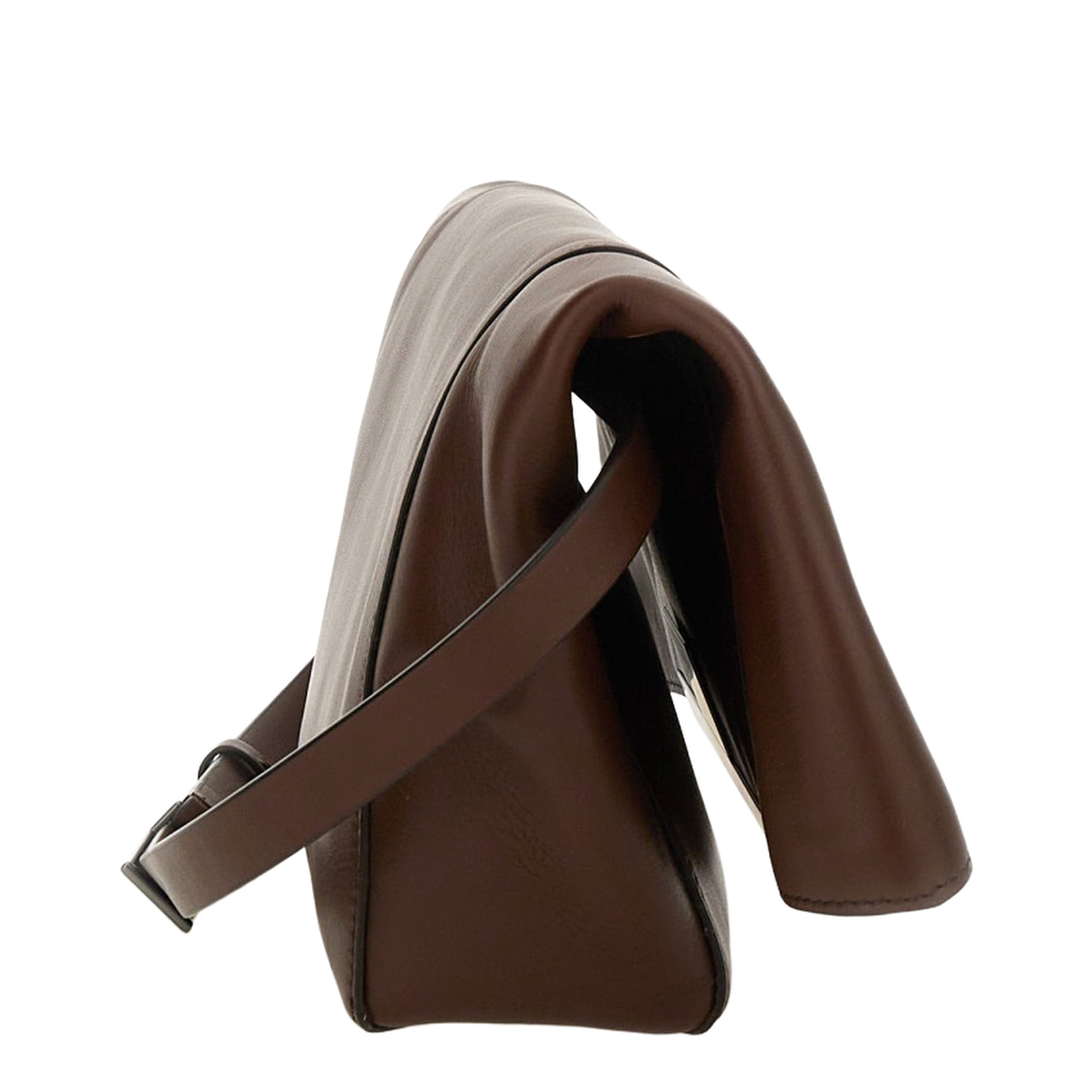 Medium Calfskin Clutch - Dark Brown - Image 4