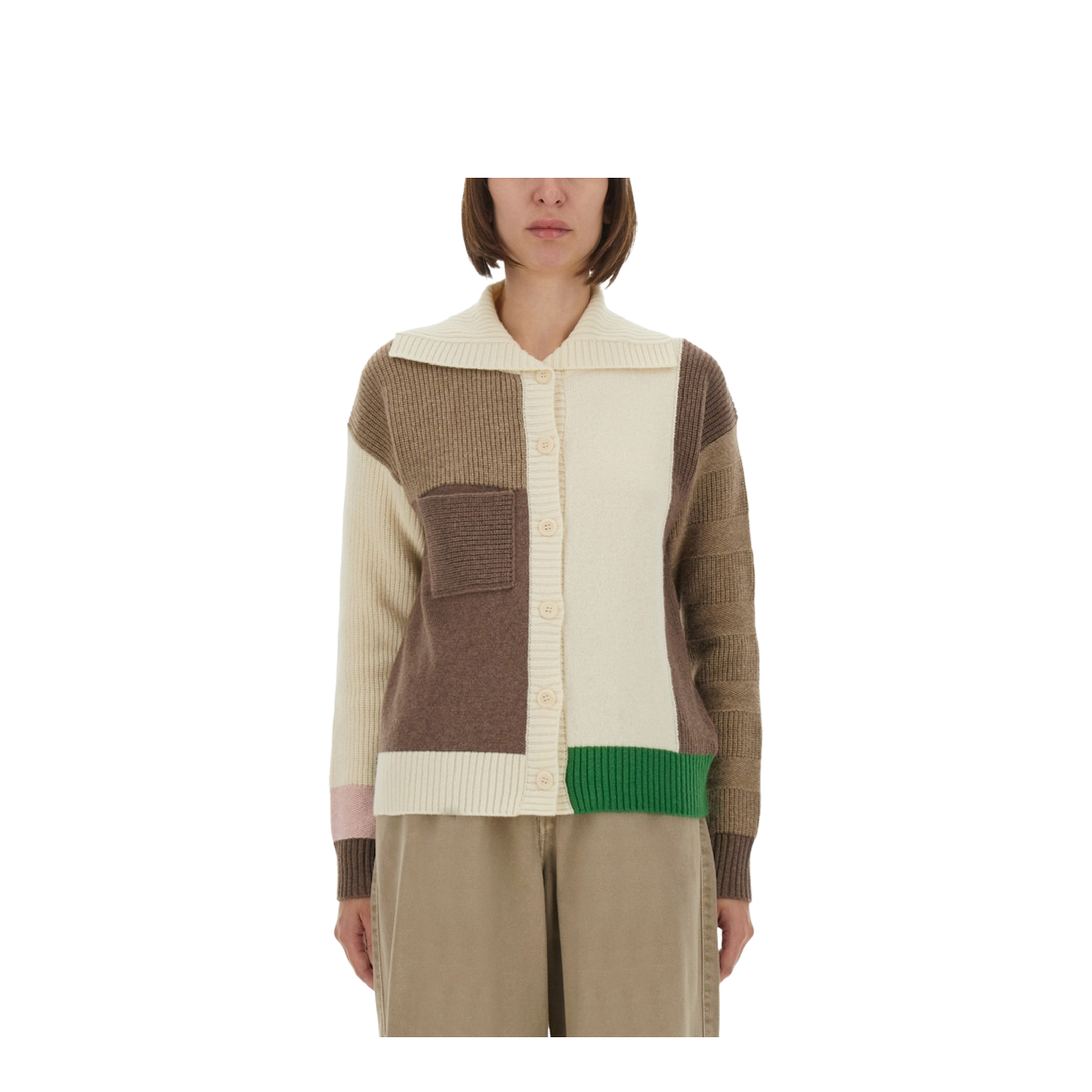 Patchwork Cardigan - Image 1