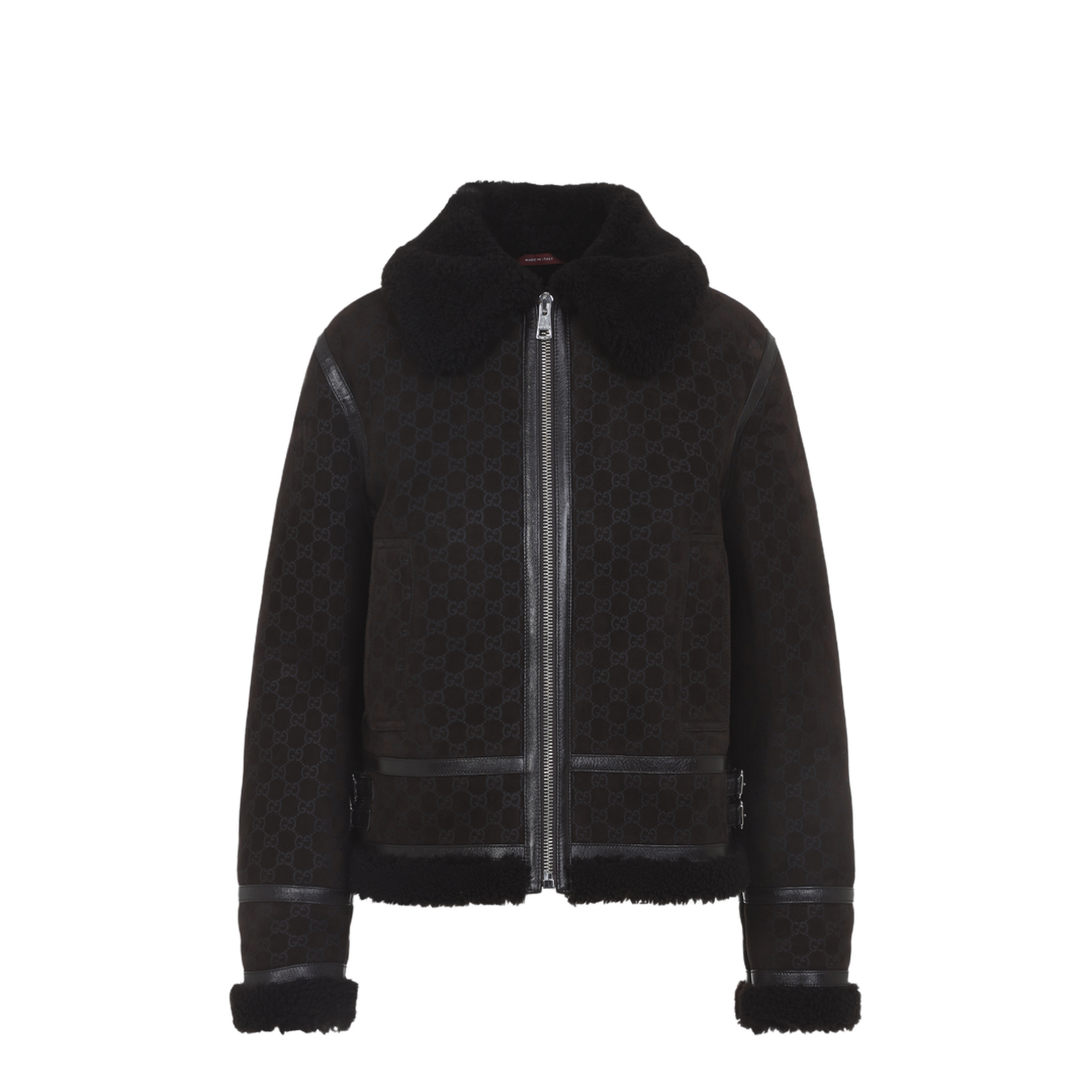 Chocolate Shearling Jacket - Image 1