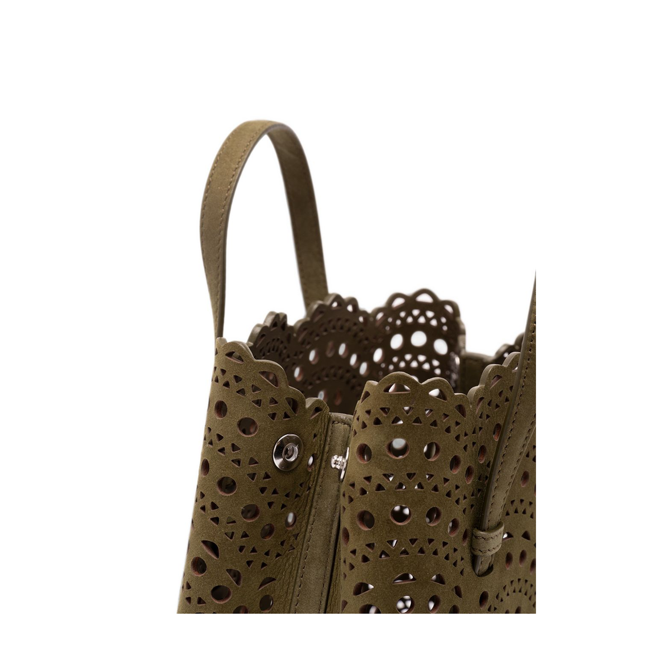 Mina 20 Calfskin Crossbody - Army Green - Image 5