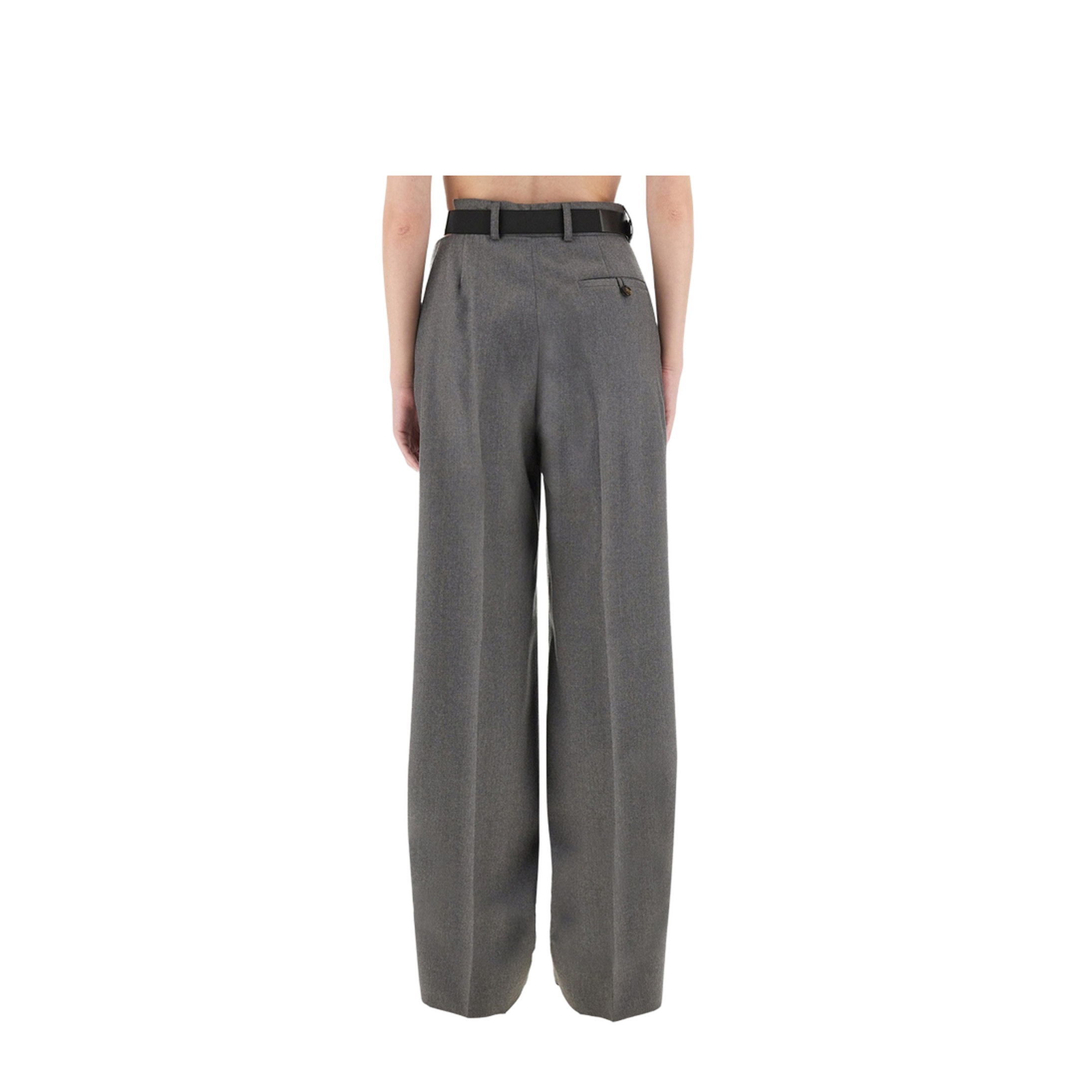 Flannel Pants with Belt - Image 4