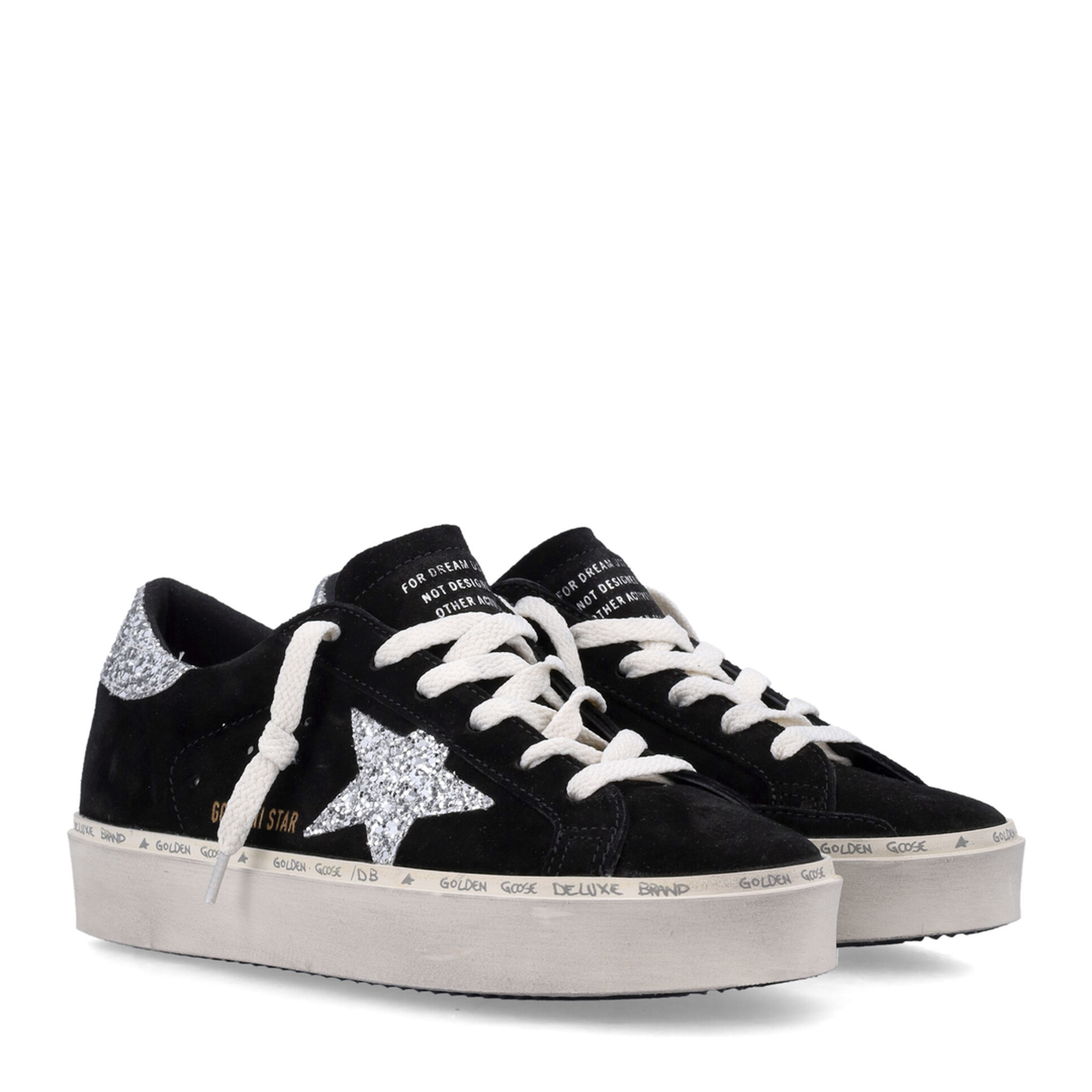 Black Hi Star Suede Sneakers - Image 2