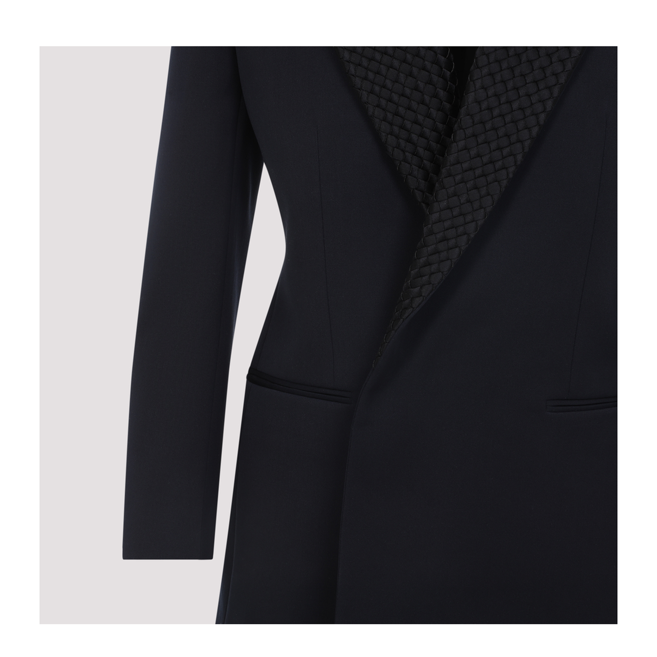 Intrecciato Collar Tuxedo Jacket - Image 5