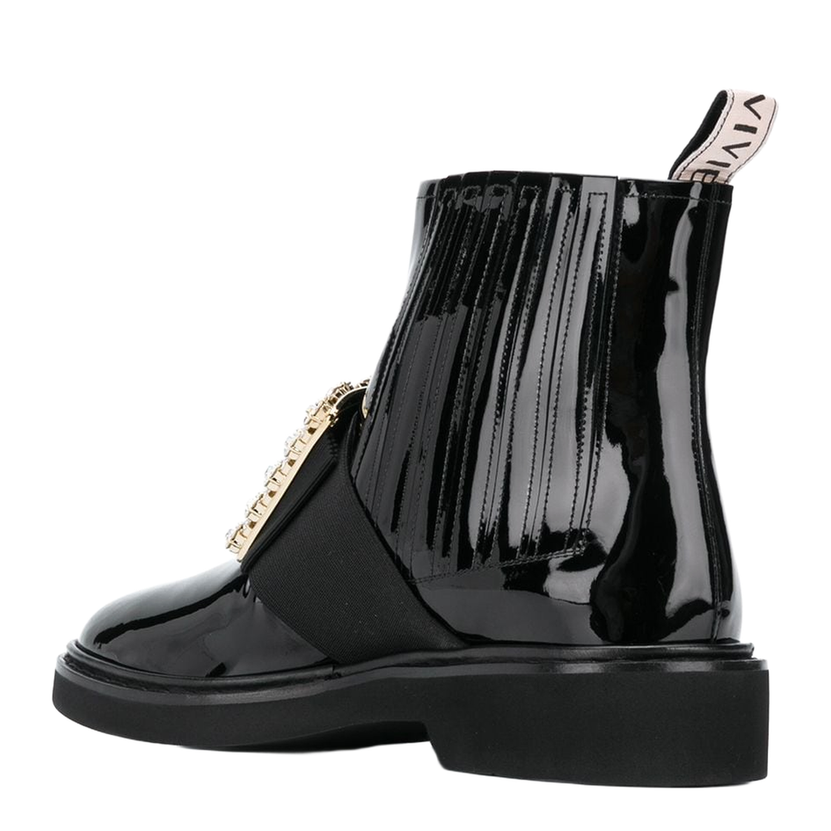 Chelsea Booties in Patent Leather - Image 3