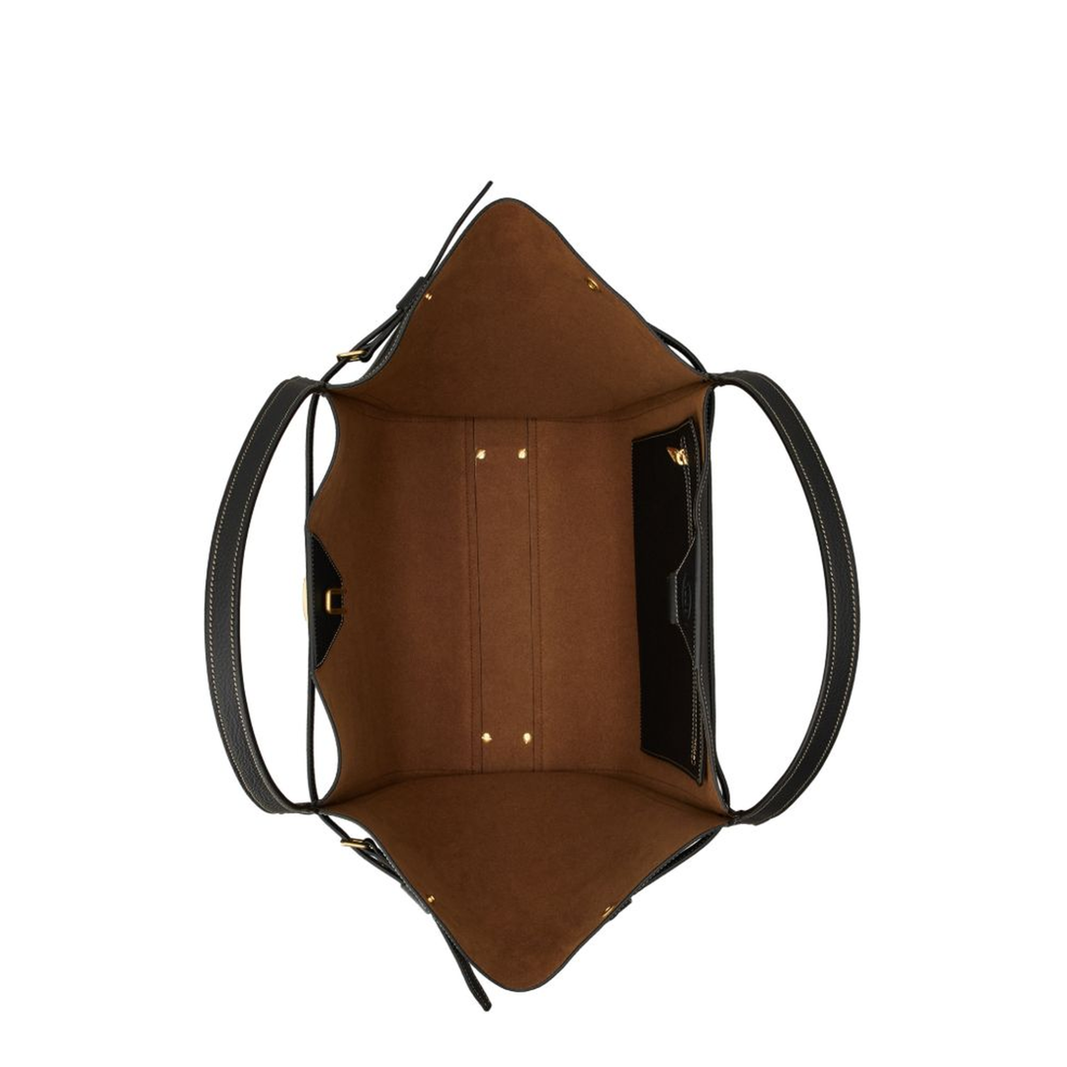Medium Calfskin Shopping Bag - Black - Image 6