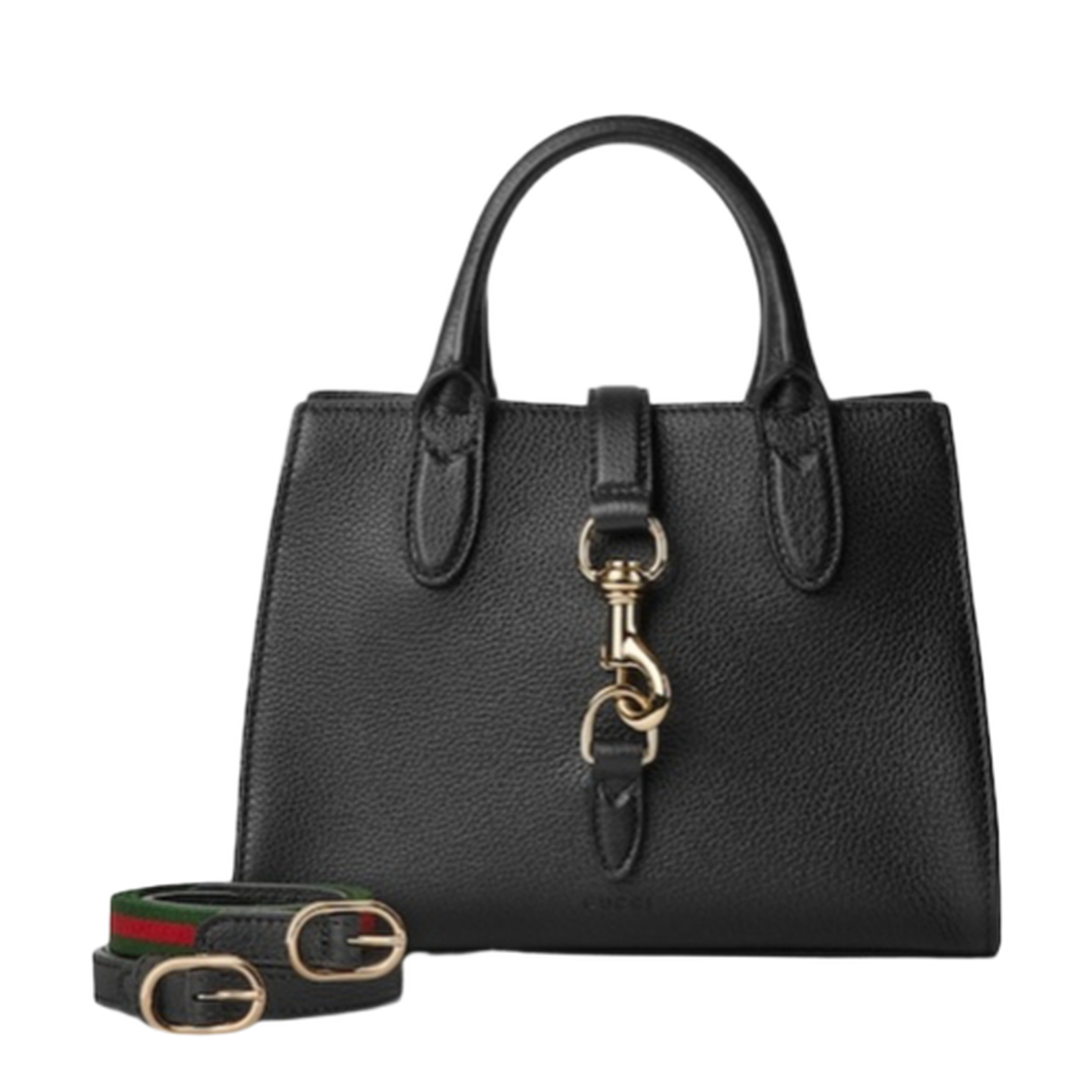 Small tote bag with hook closure - Image 2