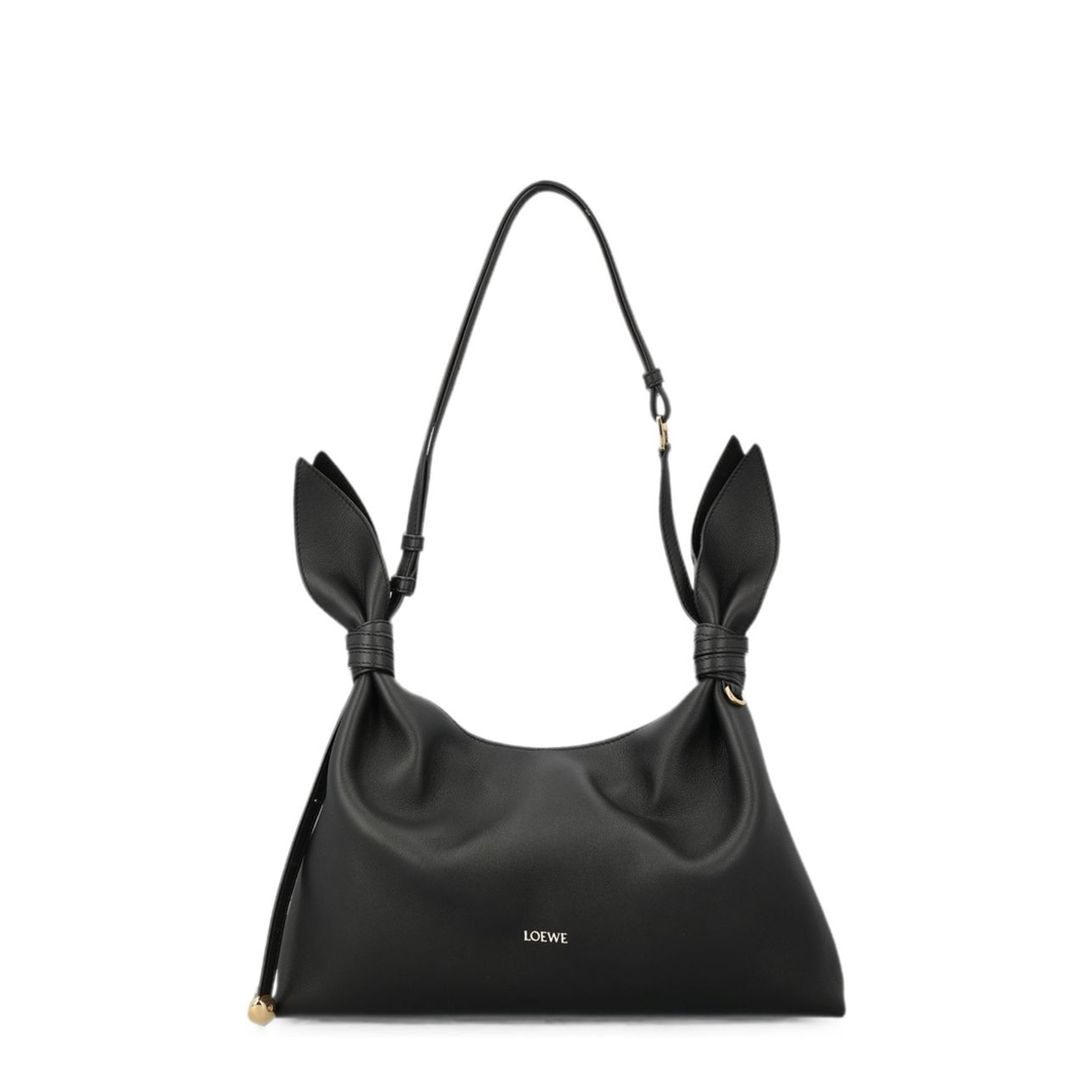 Flamenco Nappa Lambskin Clutch - Black - Image 3