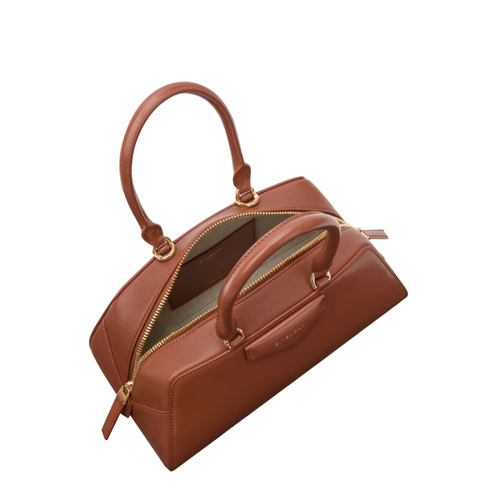 Small Antigona East-West Bag in Box Leather - Image 5