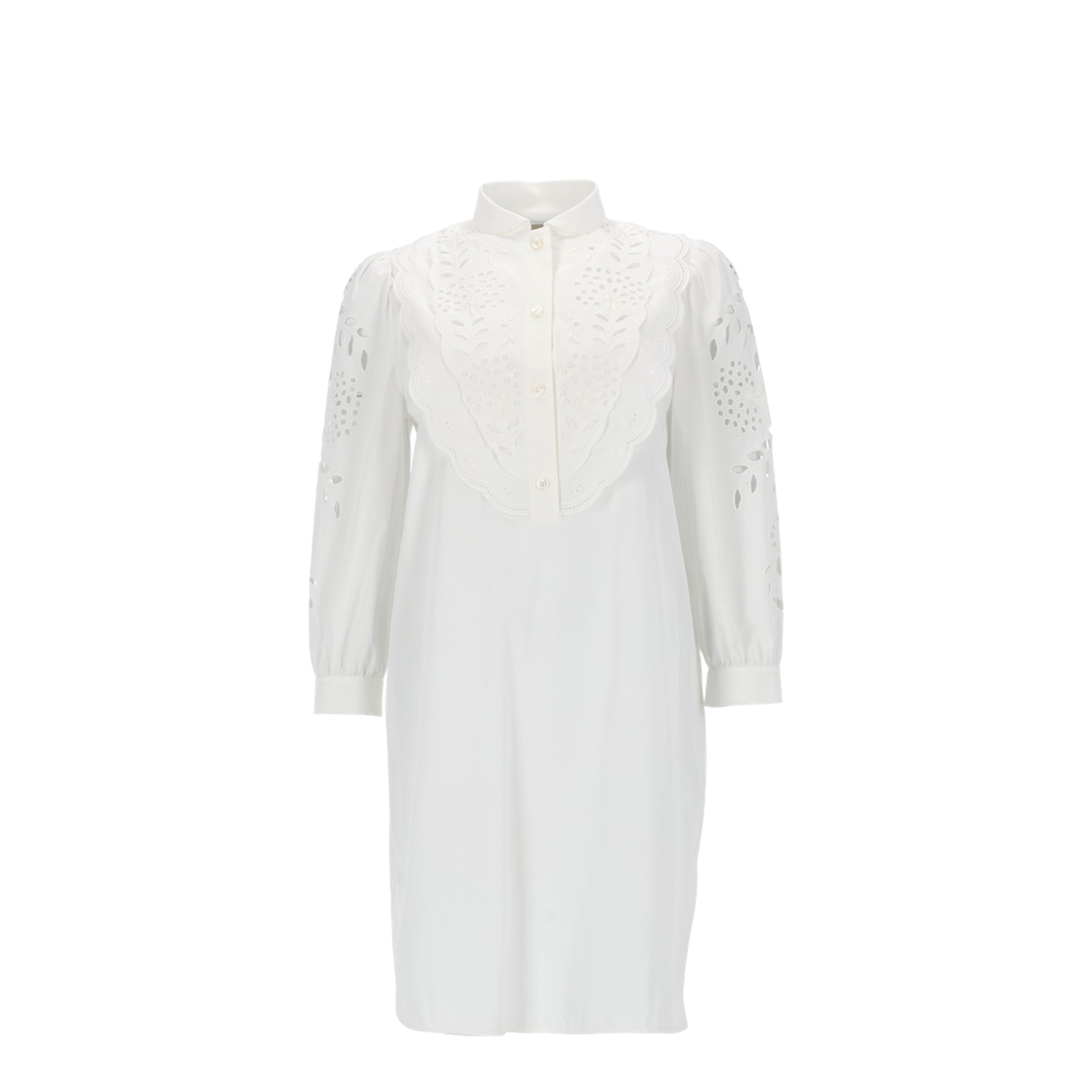 Embroidered Short Dress - Image 1