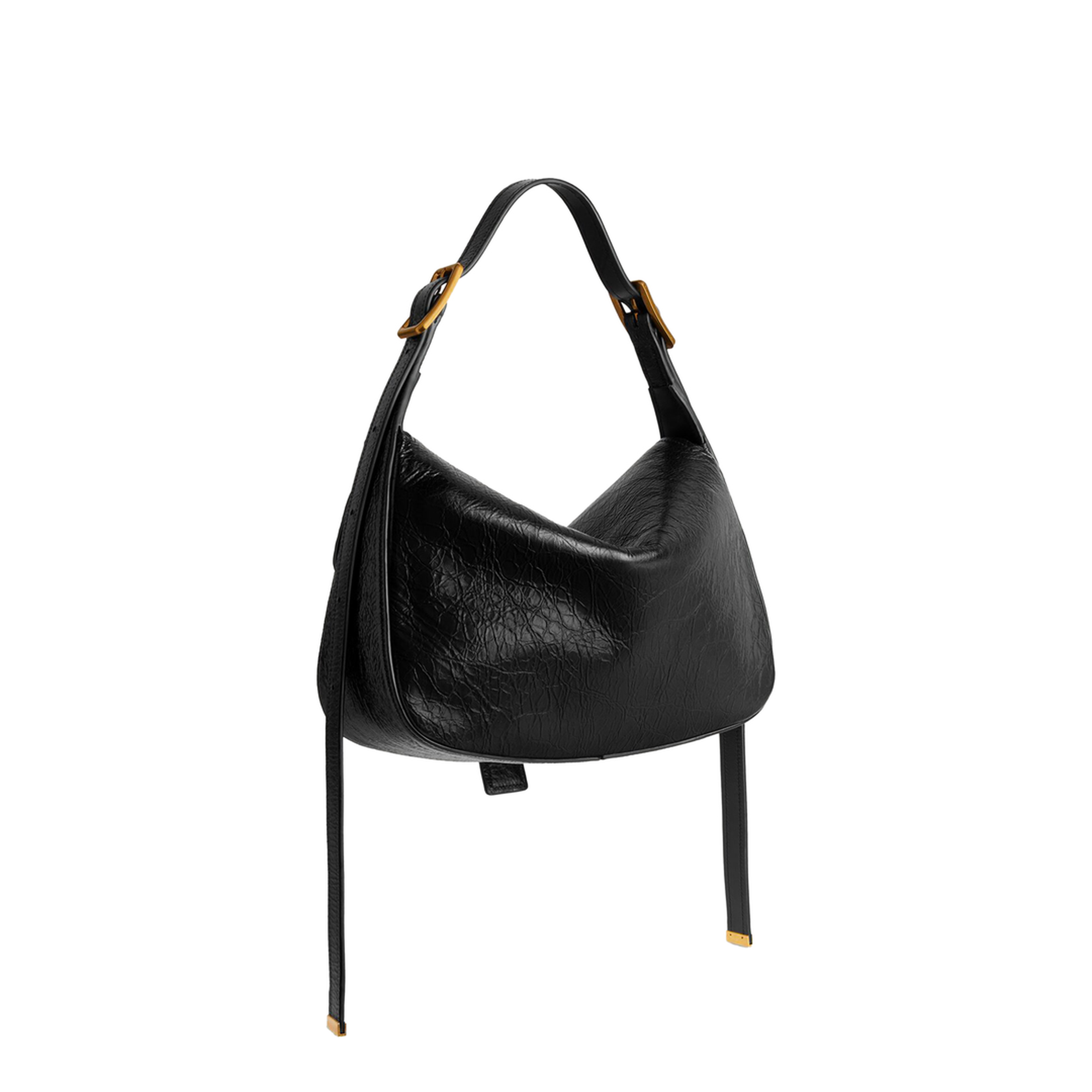 Clicca Shoulder Bag Medium in Black - Image 2