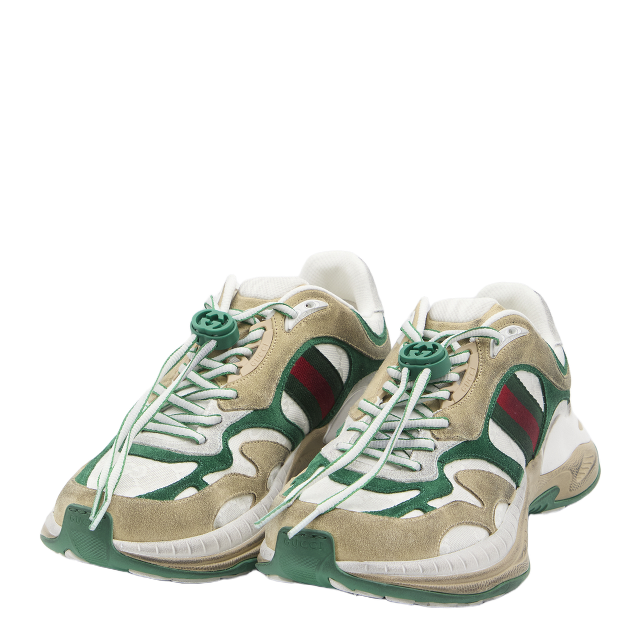 Drawstring Leather Sneakers - Image 2