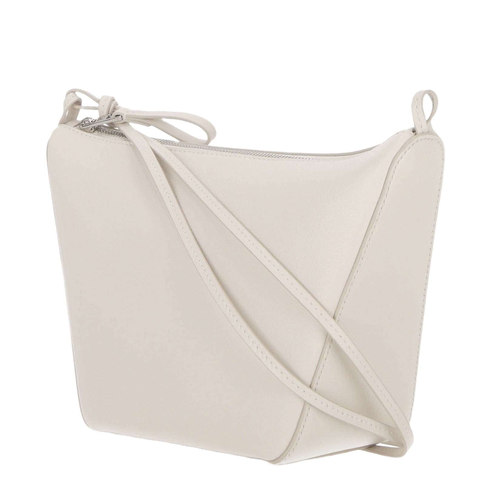 Leather Mini Hammock Hobo Bag - Image 2