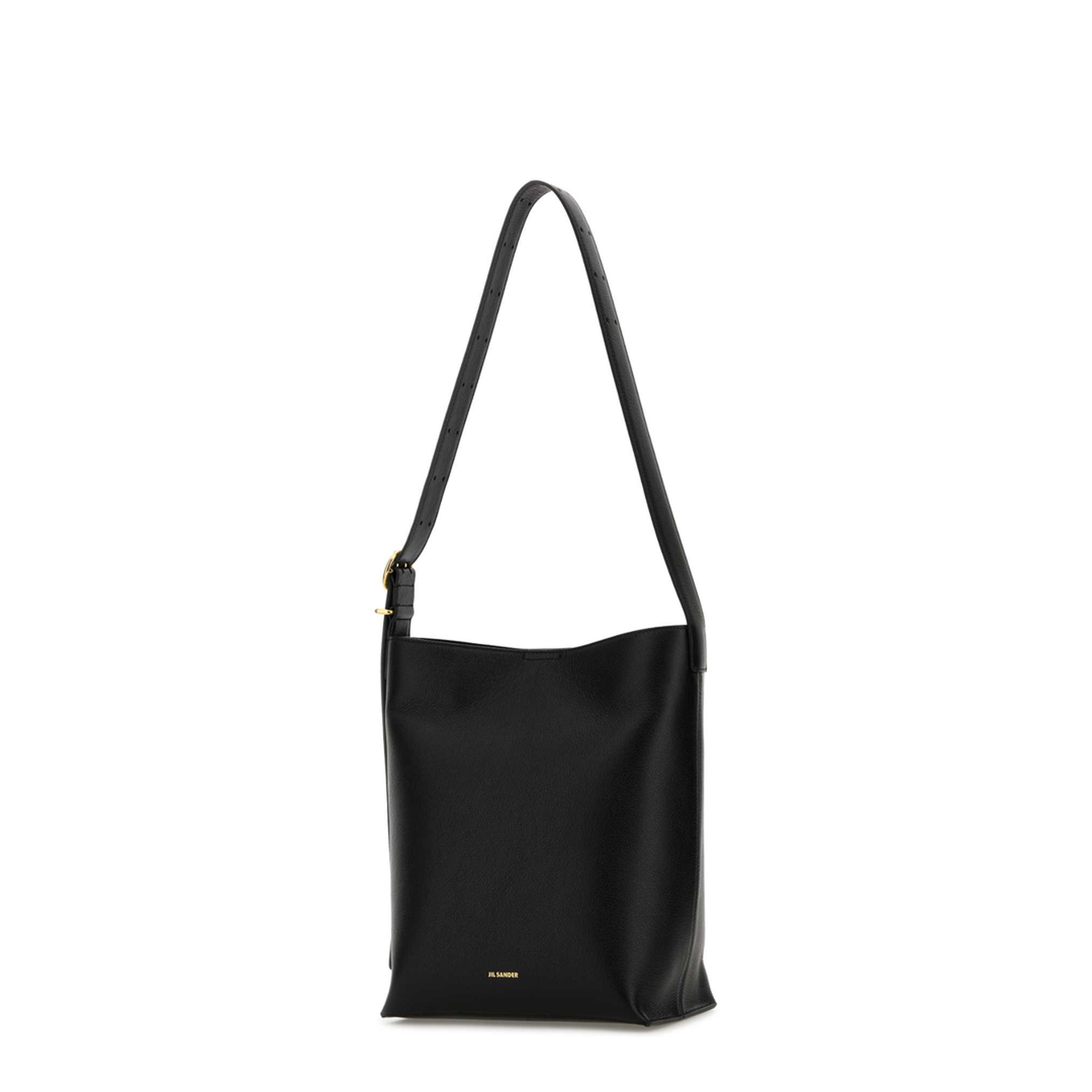 Cannolo Tote Bag Leather Black - Image 2