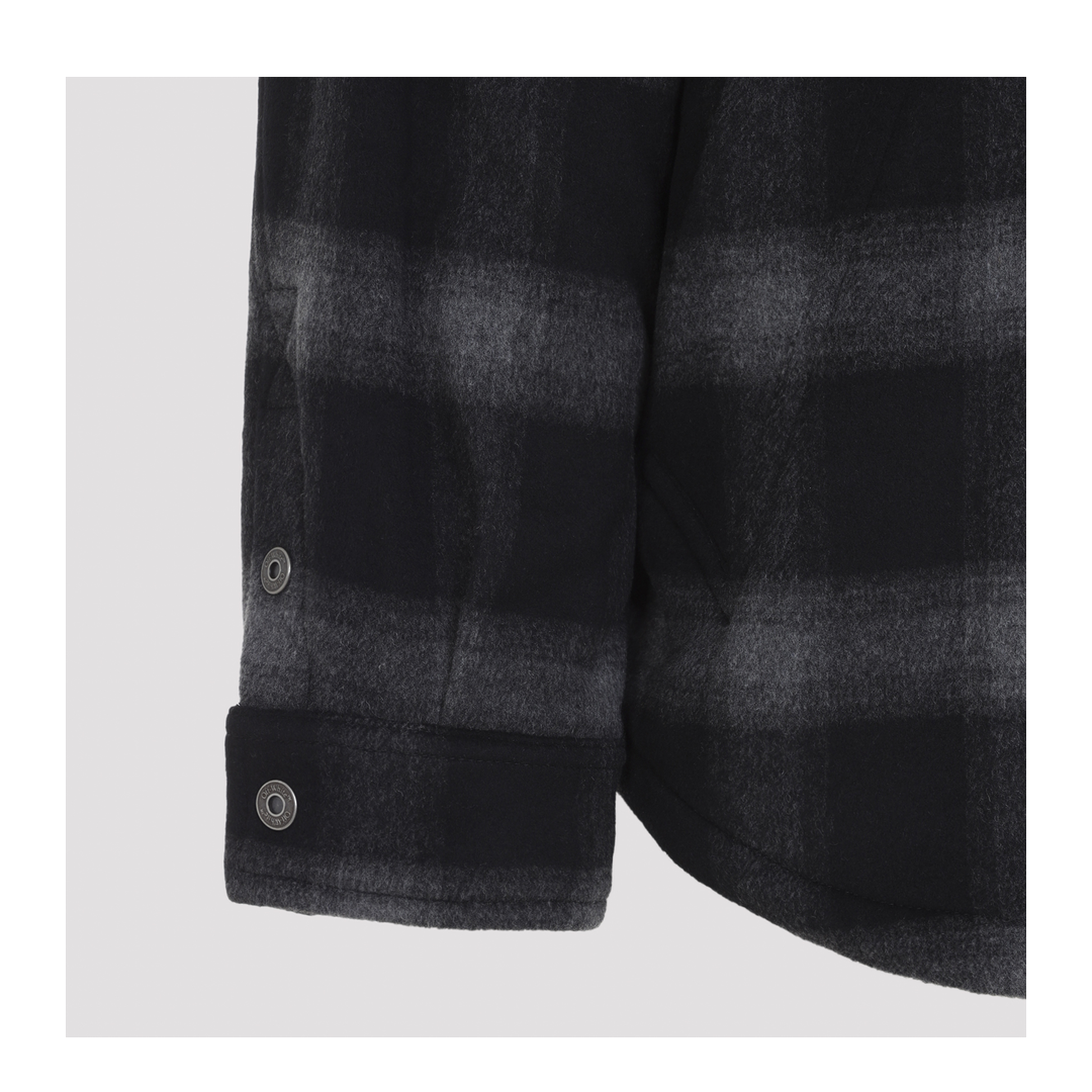 Flannel Wool Overshirt Padded Coat - Image 5