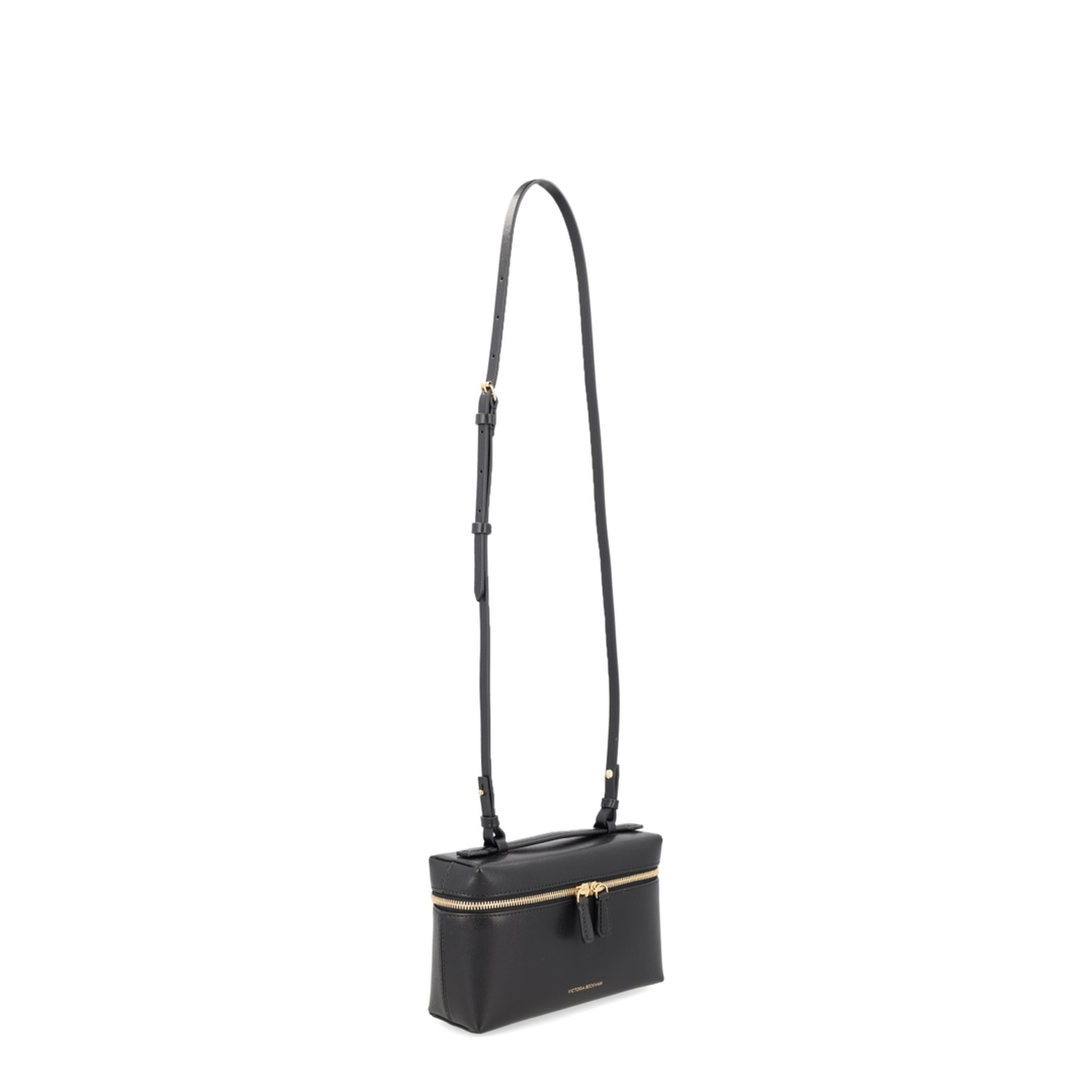 Vanity Medium Calf Leather Crossbody Bag - Black - Image 2