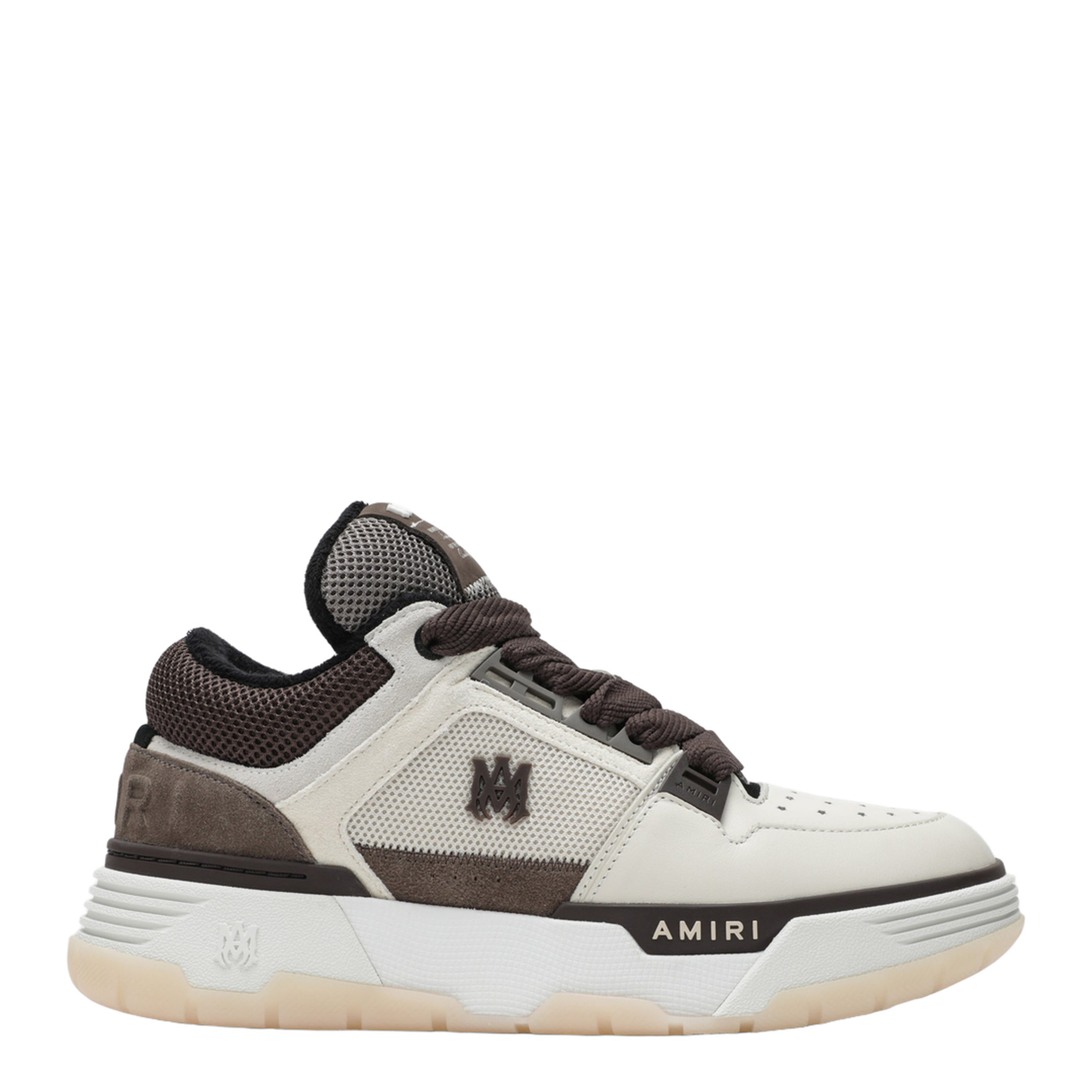 Leather Sneakers in Brown - Image 1