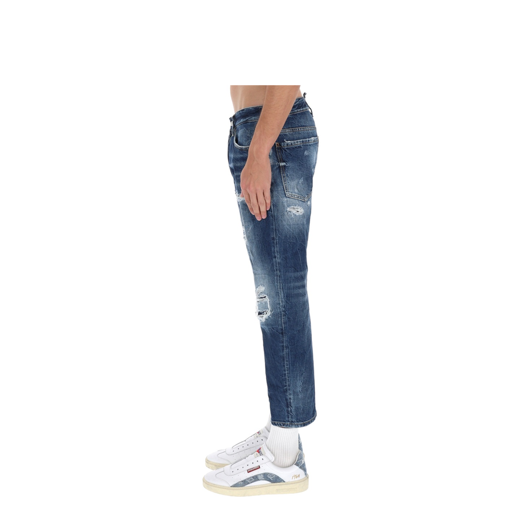 JEANS WITH "DESTROYED" DETAILS - Image 4