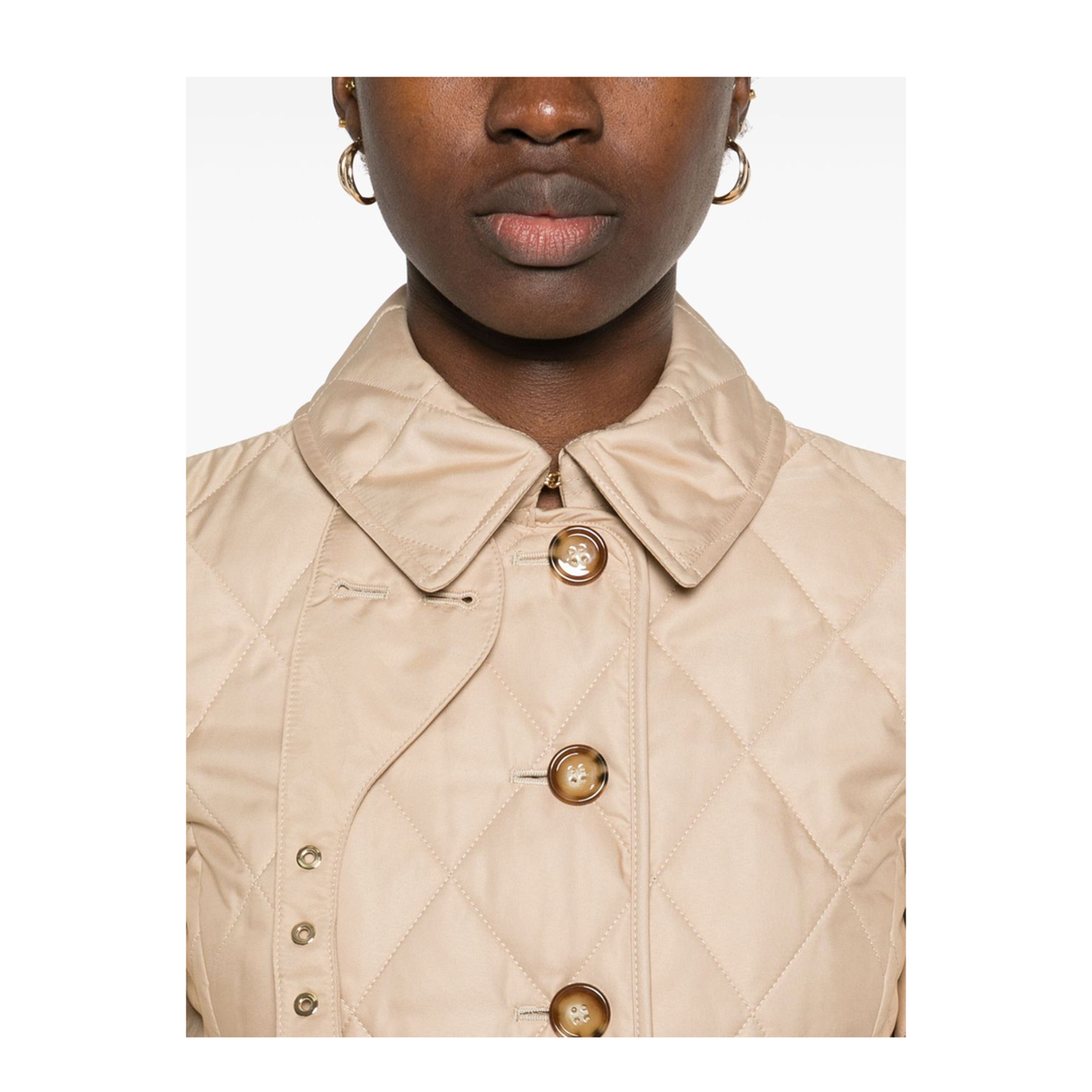 Fernleigh Quilted Jacket With Check Lining - Image 3