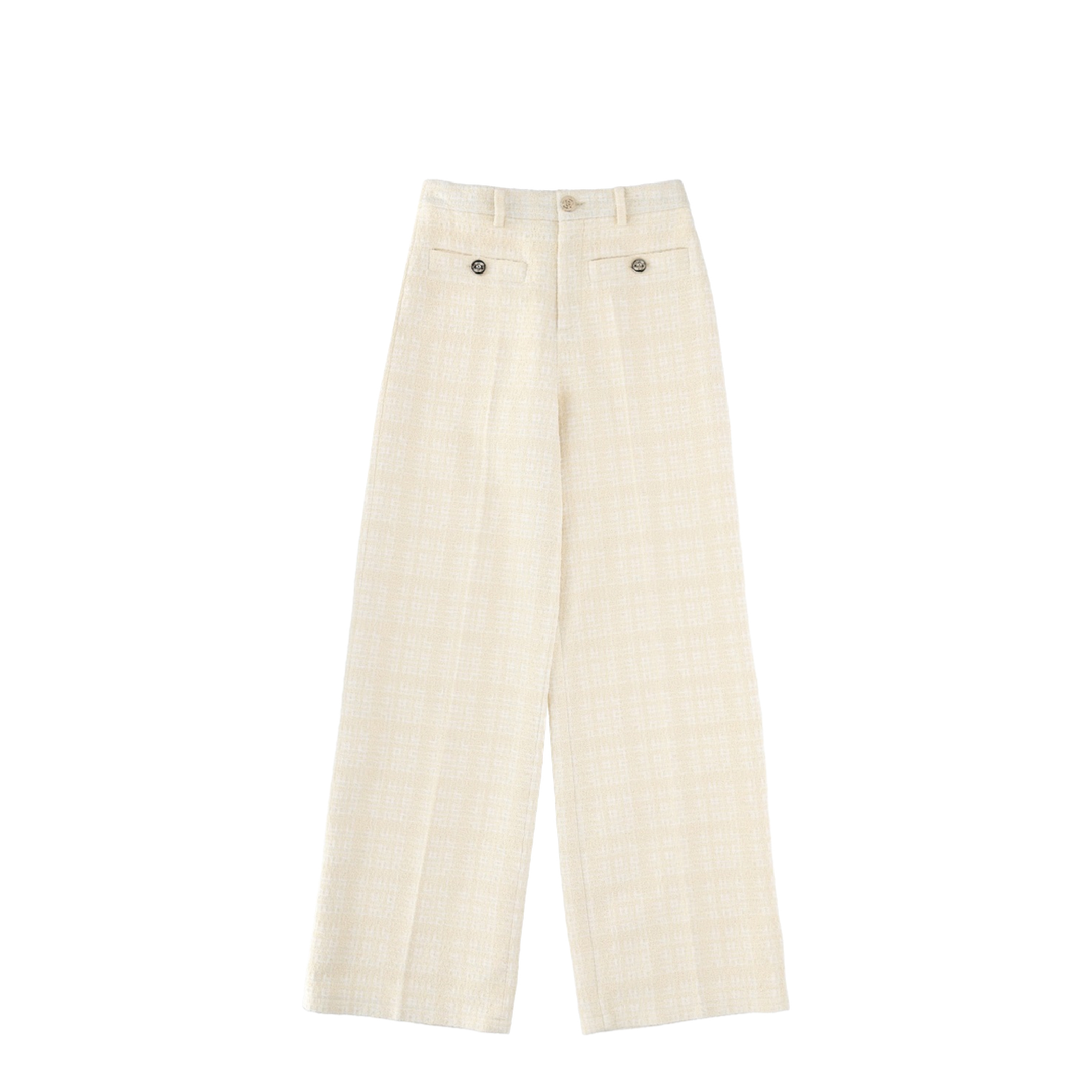 Cotton Tailored Pants - Image 1