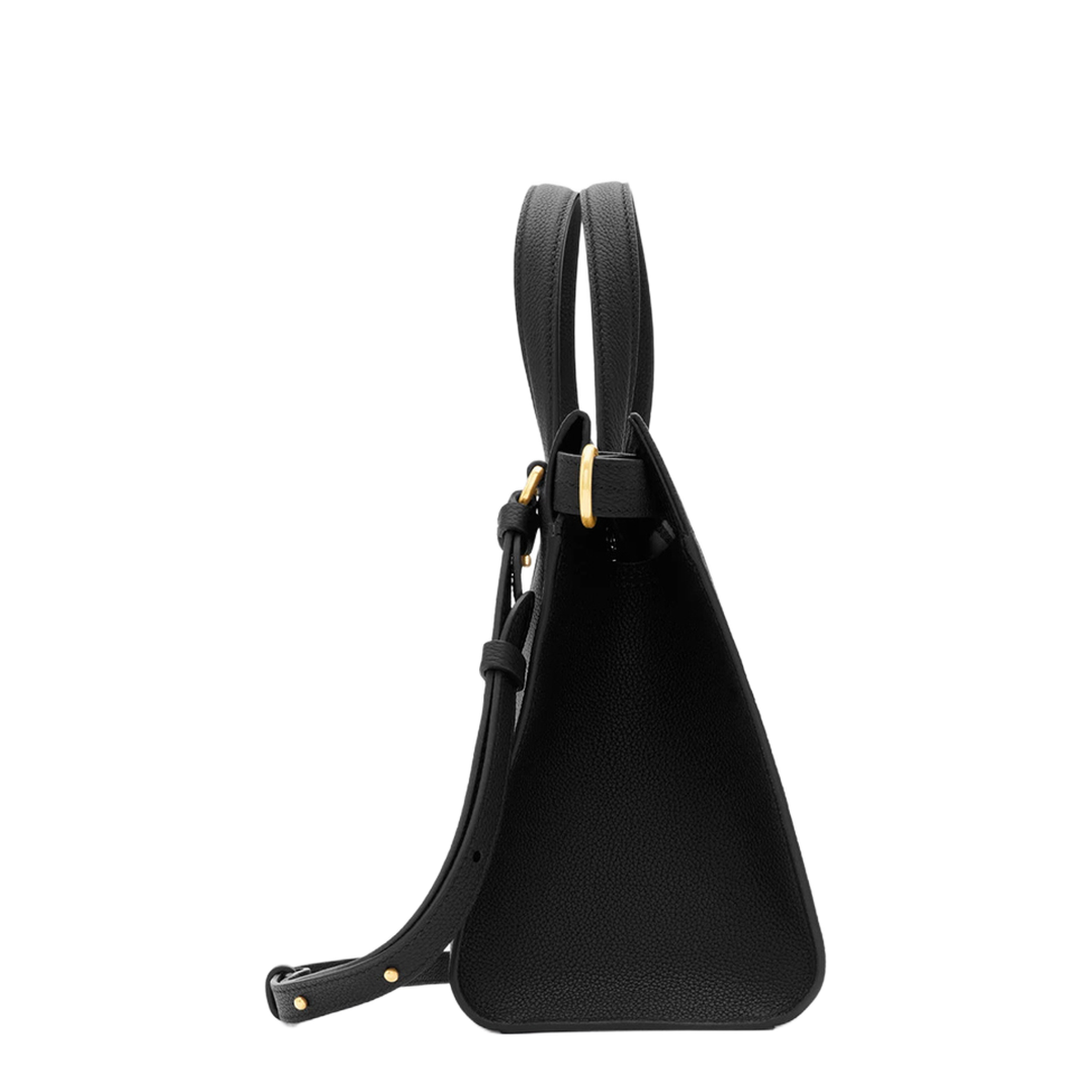 Black Leather Small Cotswolds Handbag - Image 4