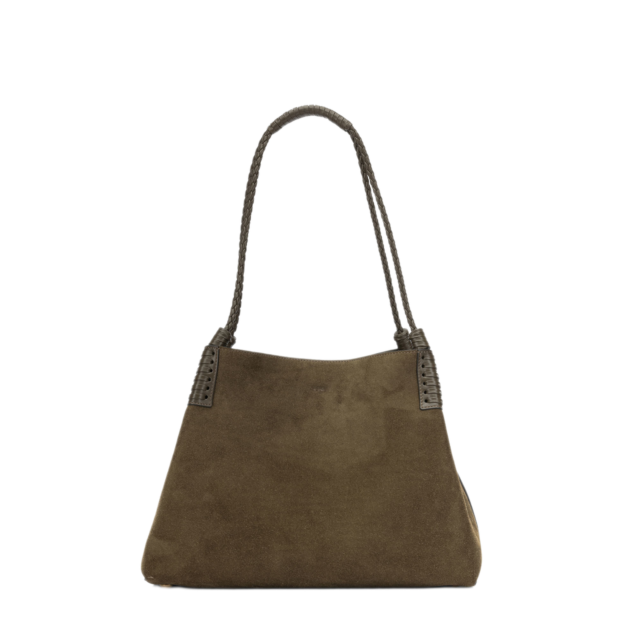 Libra Medium Suede Tote Bag - Brown - Image 3