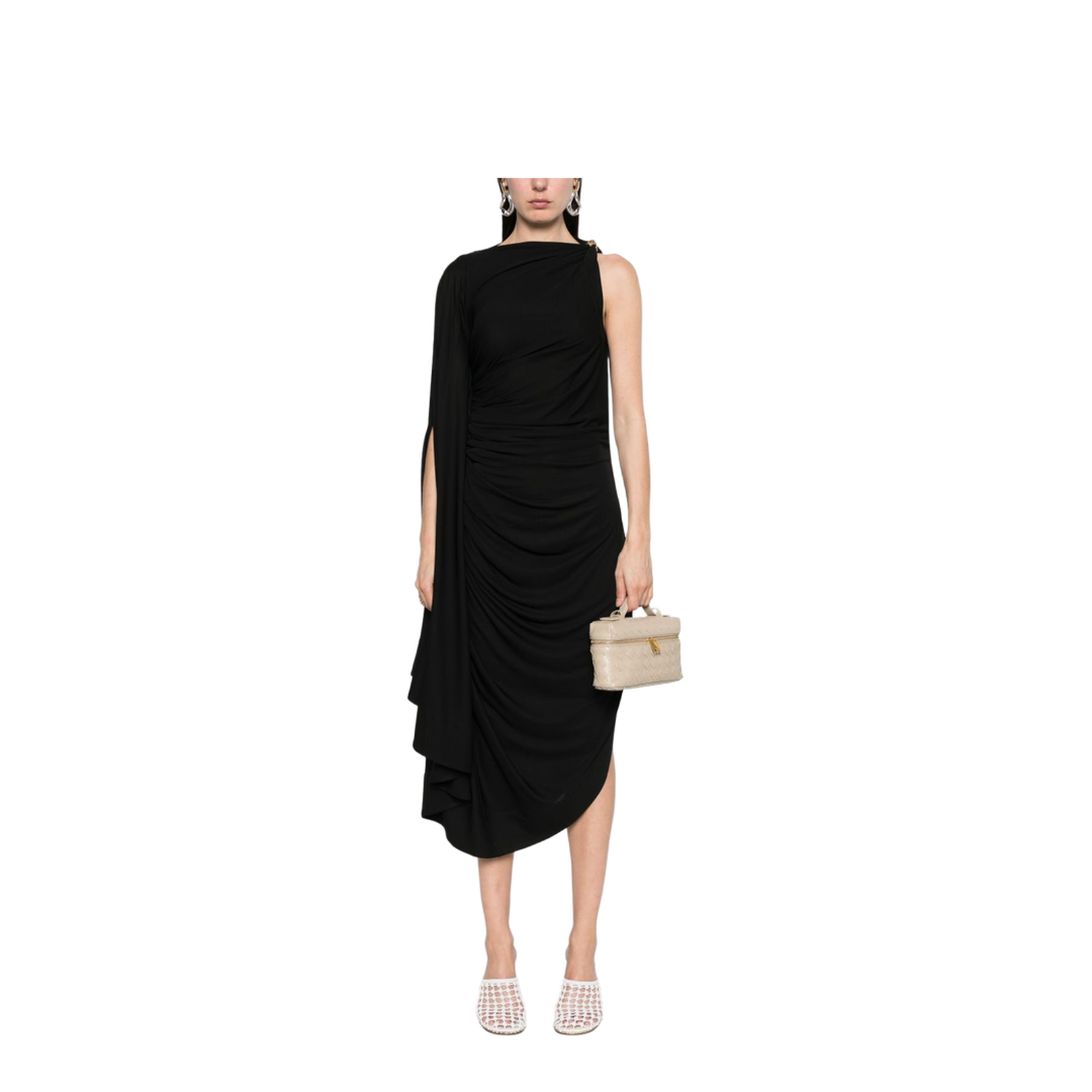 Viscose Jersey Draped Dress - Image 5