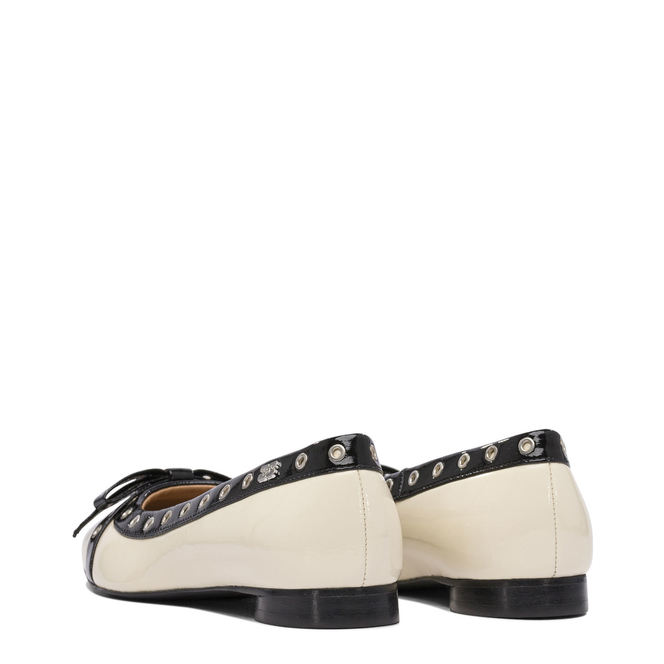Eyelet Bow Ballet Flats - Image 4