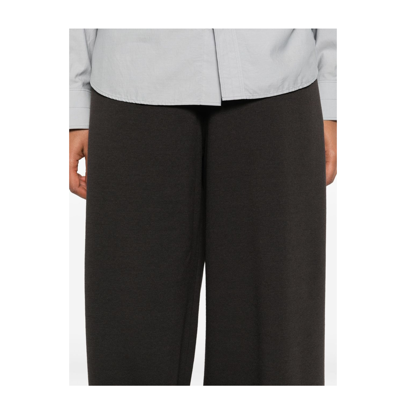 Dark Roast Wide Leg High Waist Trousers - Image 3