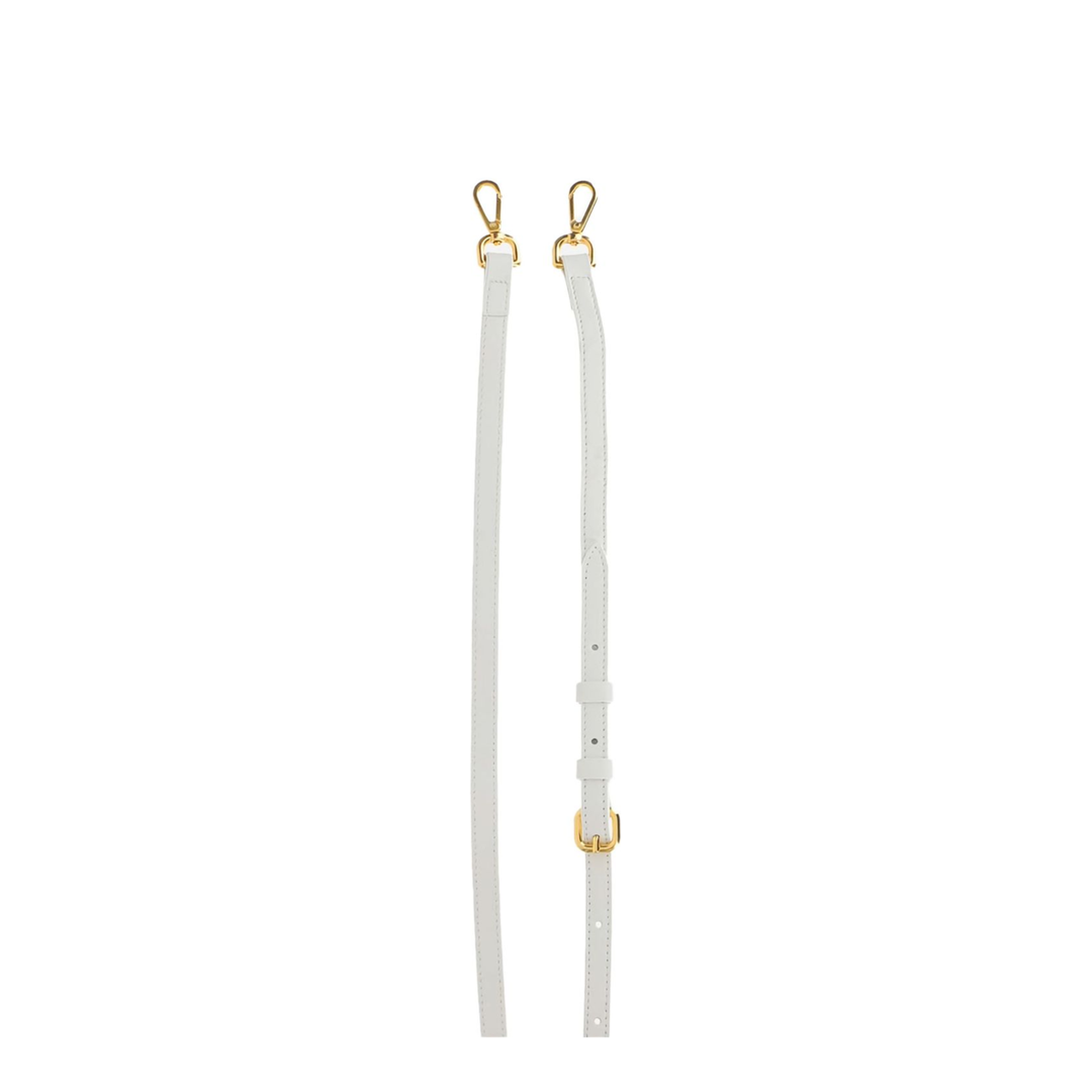 The Large Bambino Calf Leather Top-Handle Bag - White - Image 3