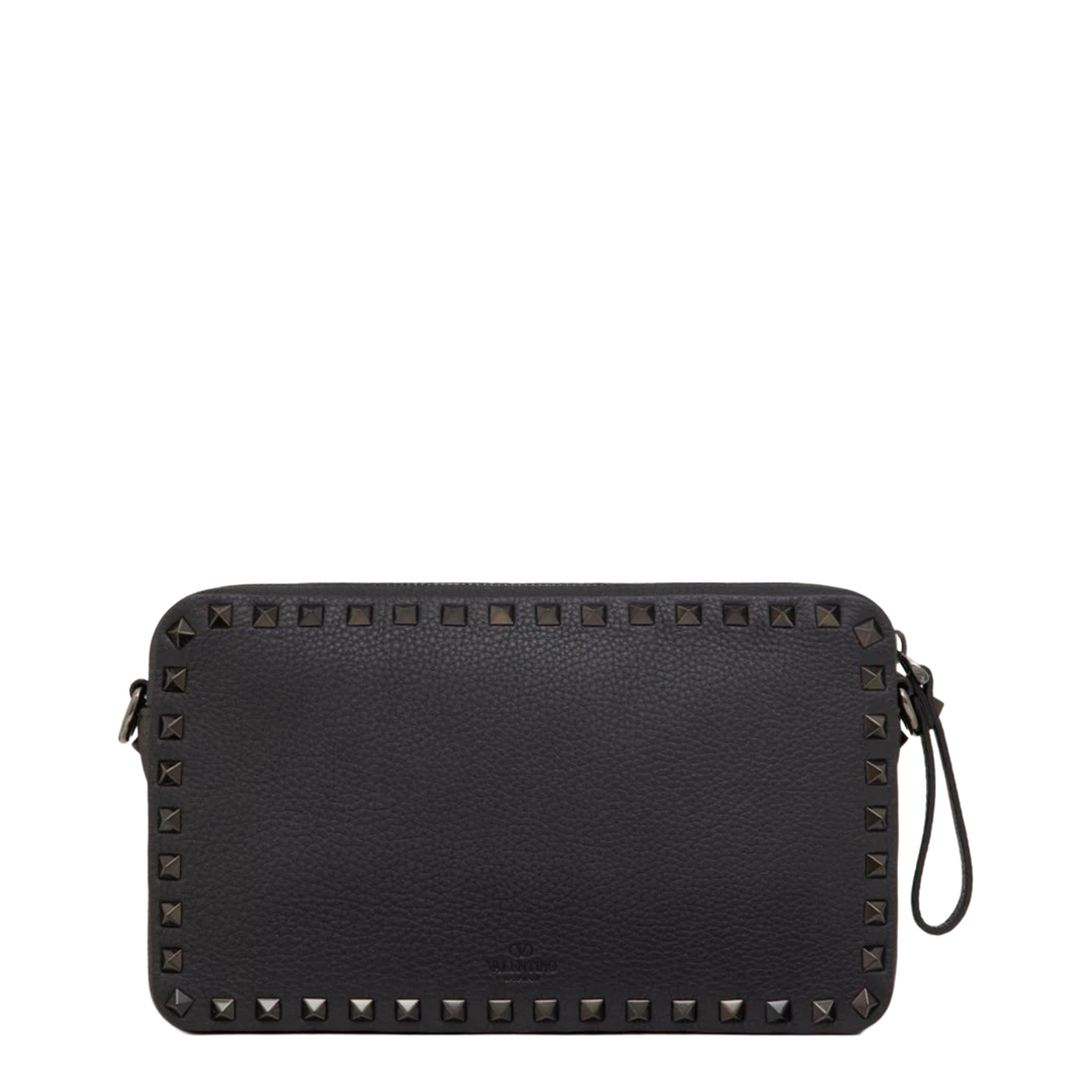 Rockstud Grainy Calfskin Crossbody Bag - Image 4
